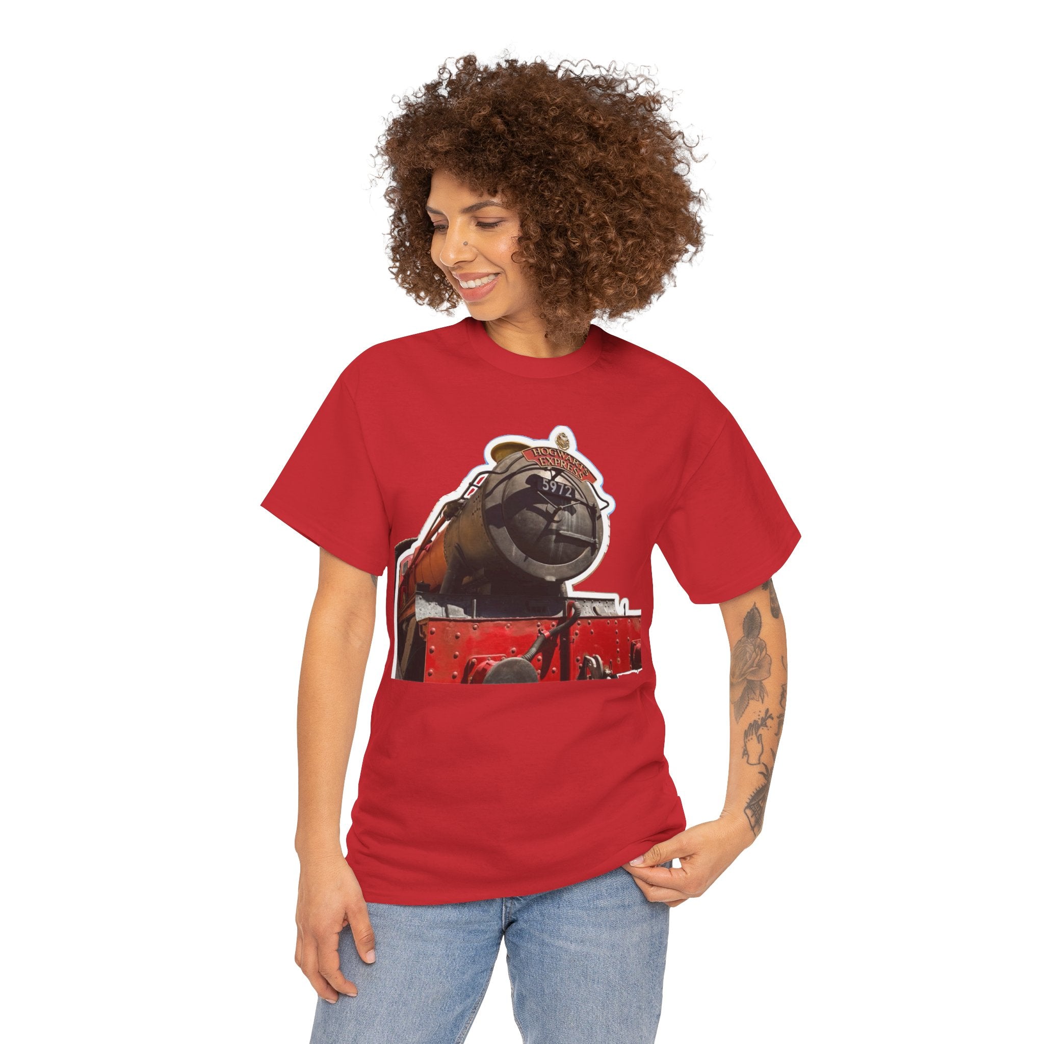 Hogwarts Express Steam Engine Train T-Shirt – Vintage Locomotive Graphic Tee