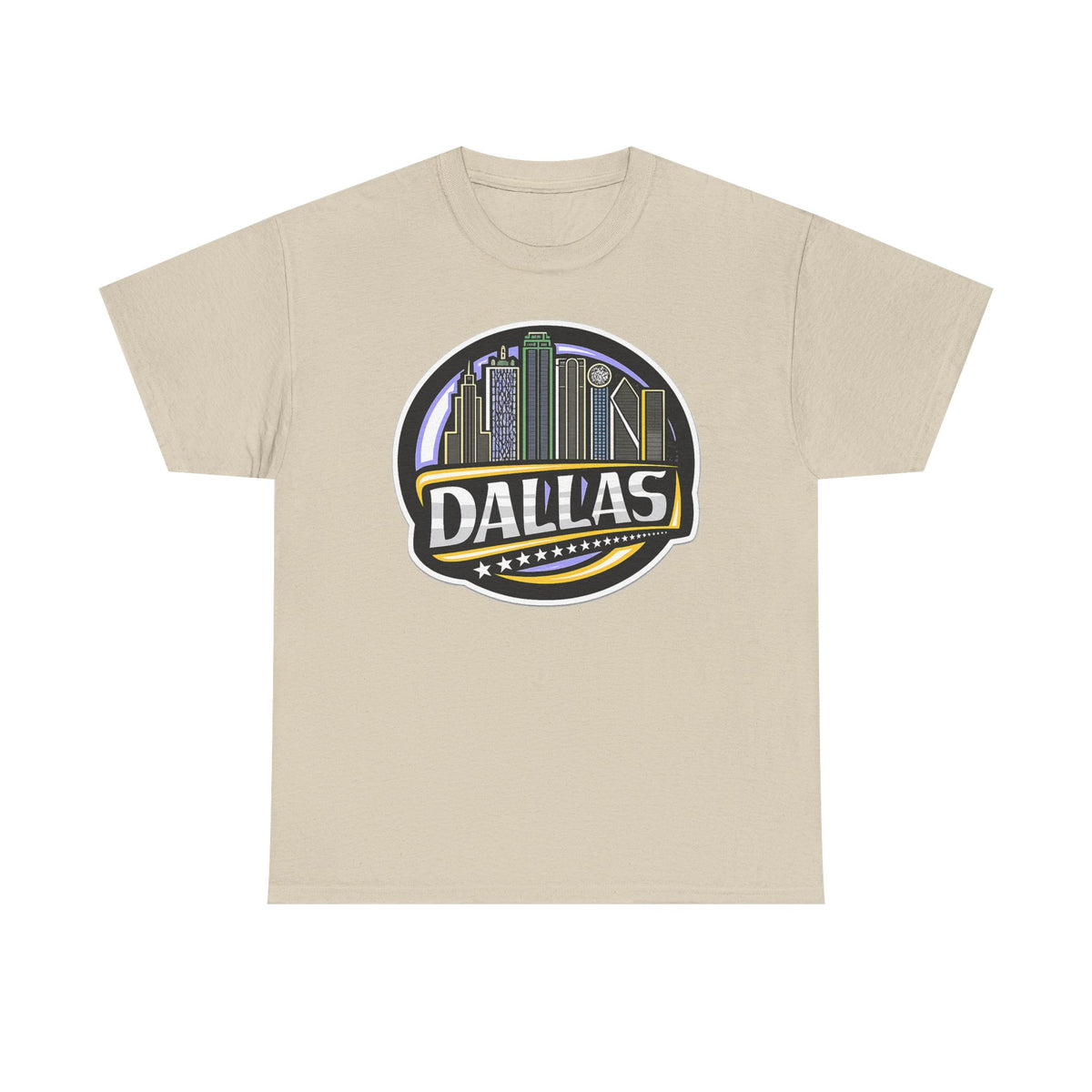 Dallas Skyline Tee — Vintage City Skyline Graphic T-Shirt