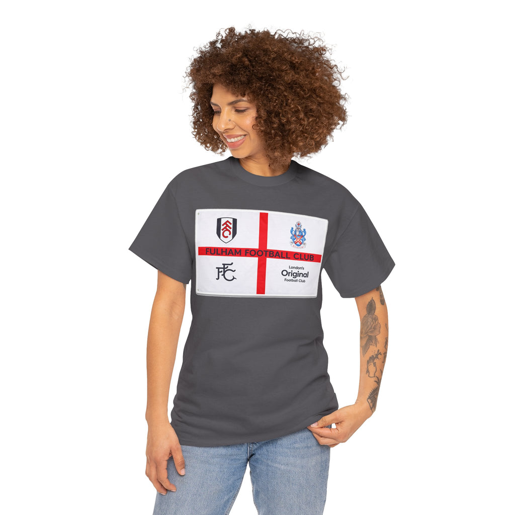 Fulham Football Club Crest Tee — St George’s Cross Football Shirt