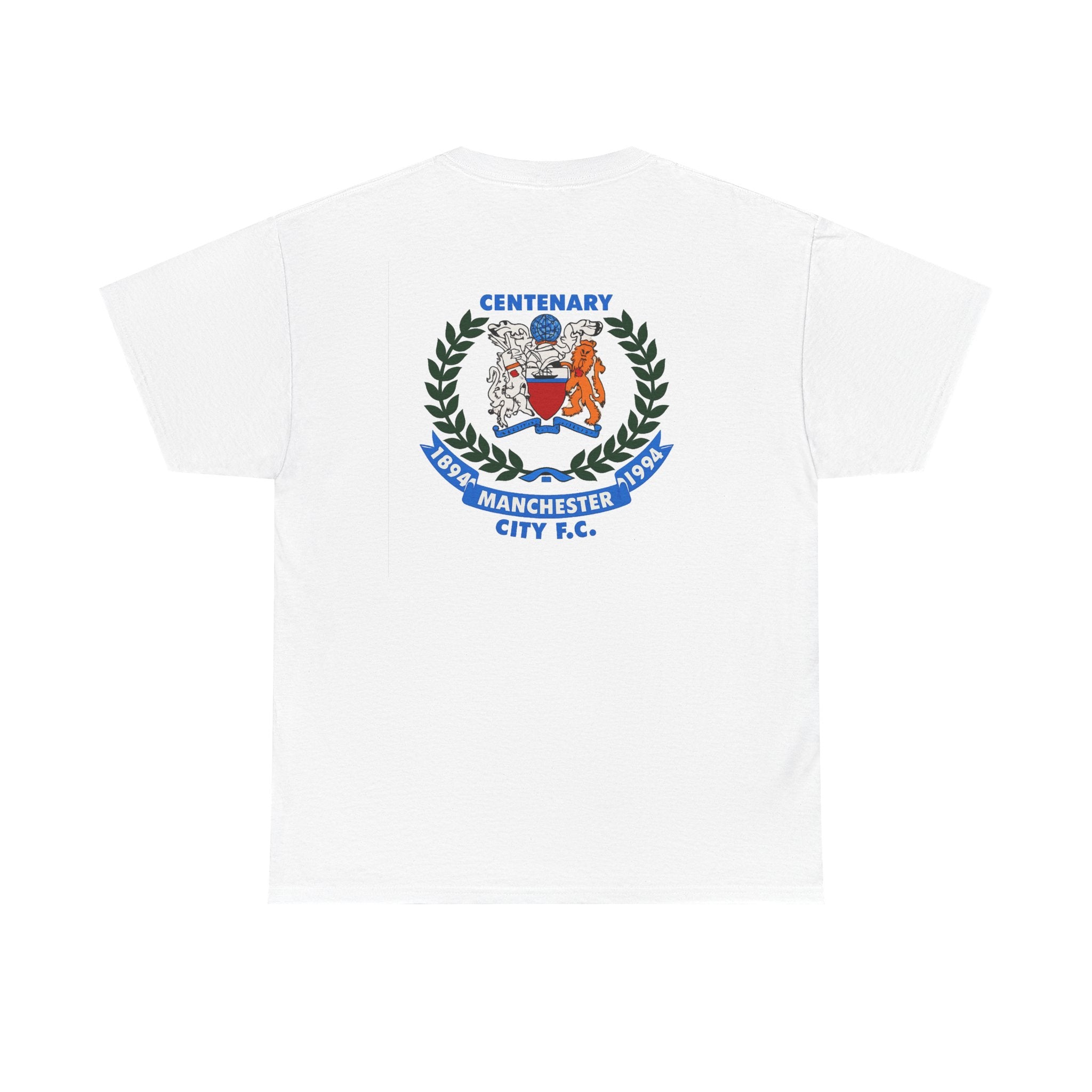 Centenary Manchester City FC Crest Tee — 1894–1994 Commemorative Shirt