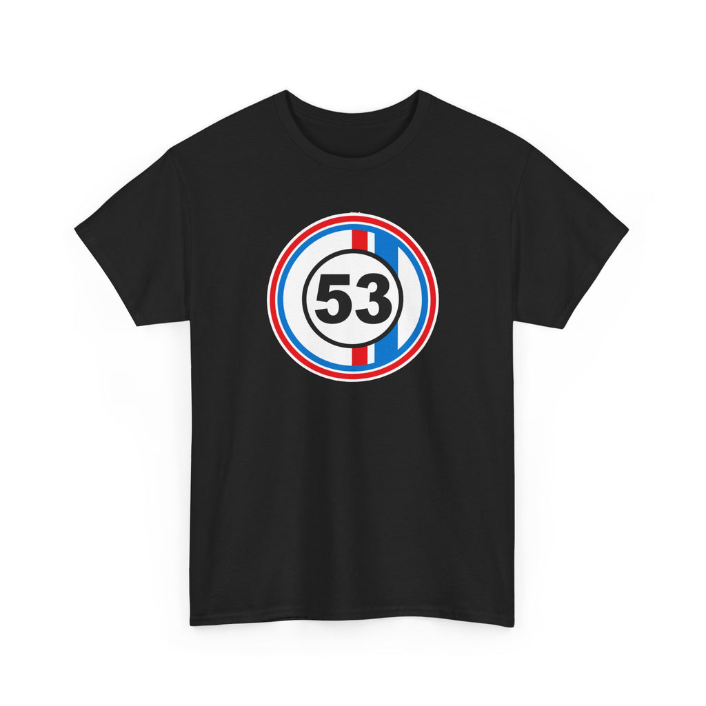Racing Stripe Number 53 Cotton T-Shirt / Tee