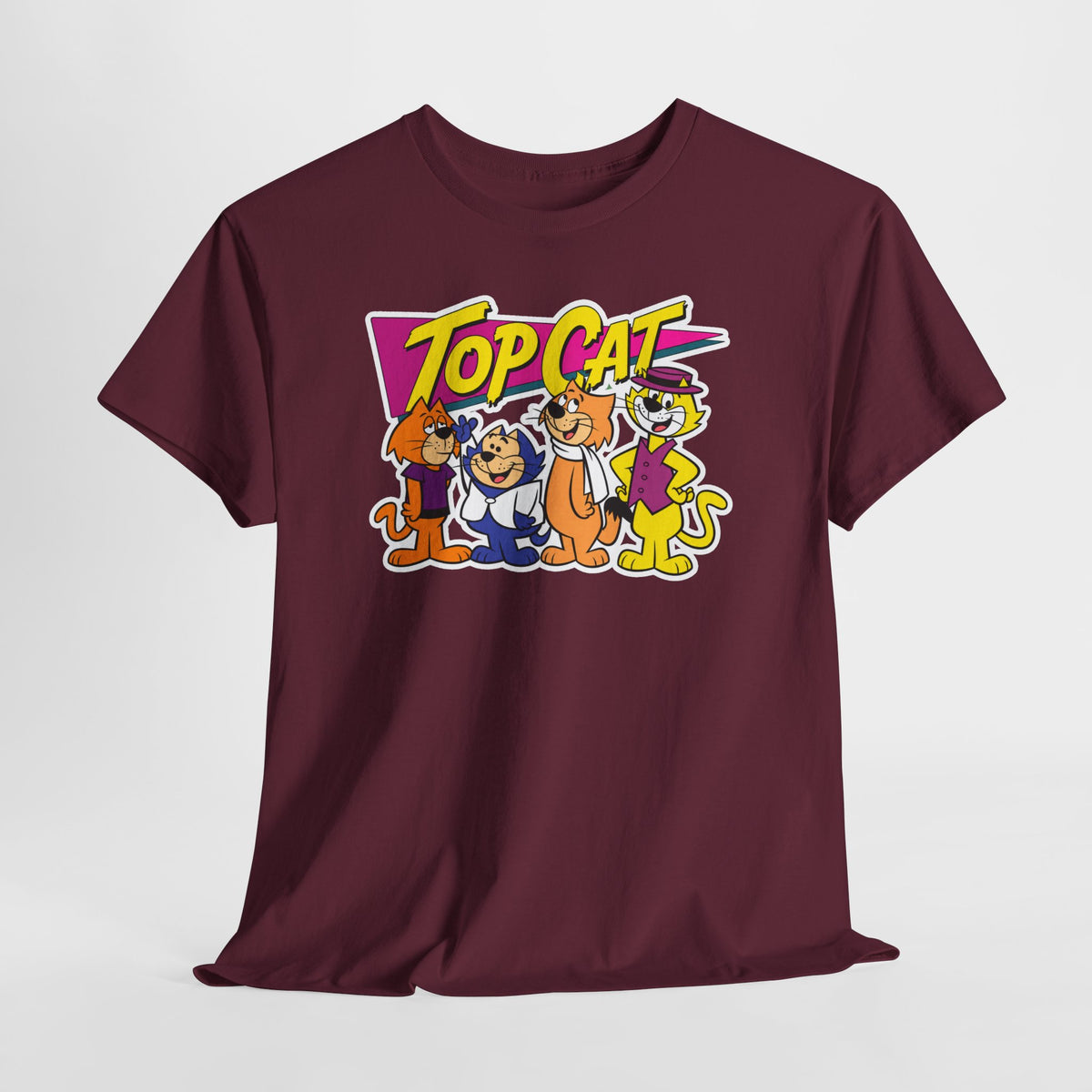 Top Cat Retro Cartoon Cotton T-Shirt / Tee