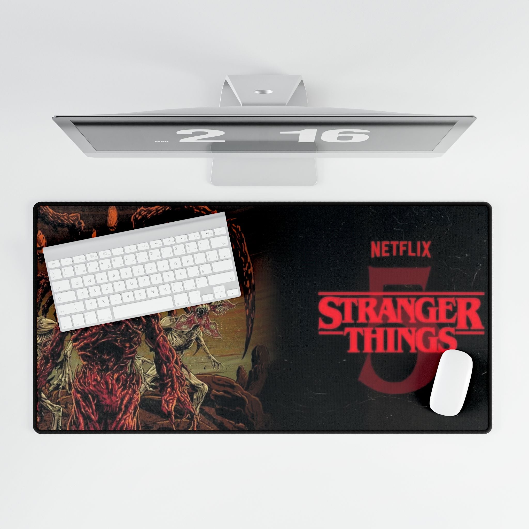 Stranger Things 3 Desk Mat — Upside Down Demogorgon Gaming Mouse Pad