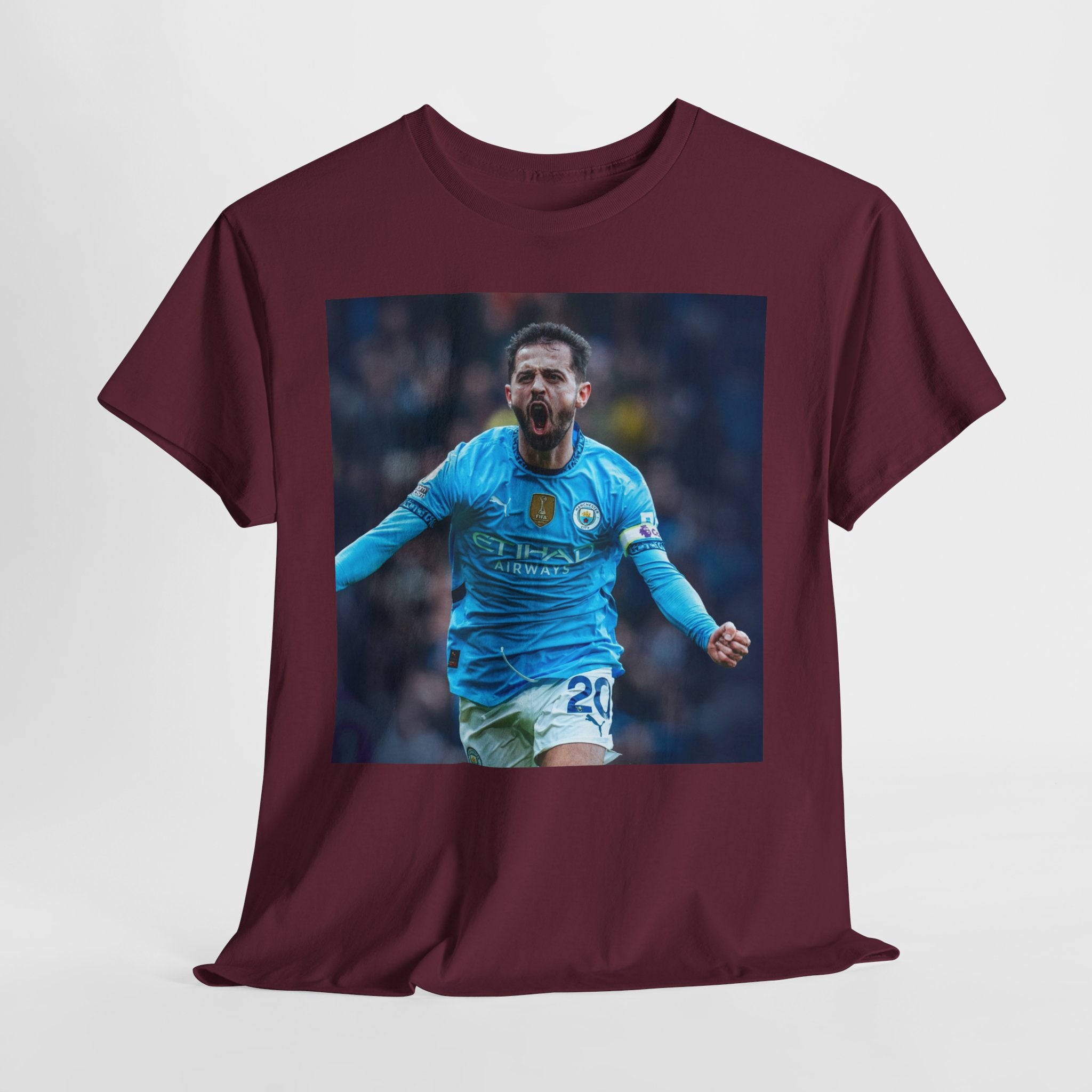 Bernardo Silva Tribute Tee – Inspirational Letter & Celebrating Goal Moment