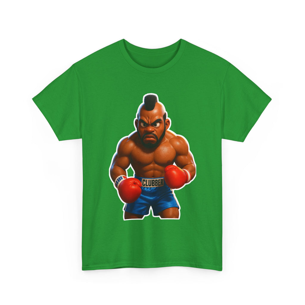 MR T Clubber Lang Boxer Character Tee — Tough Guy Cartoon Boxing T-Shirt