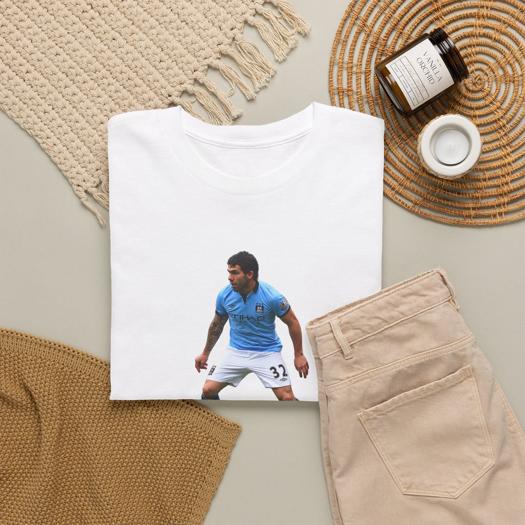 Carlos Tevez Manchester City Legend Cotton T-Shirt