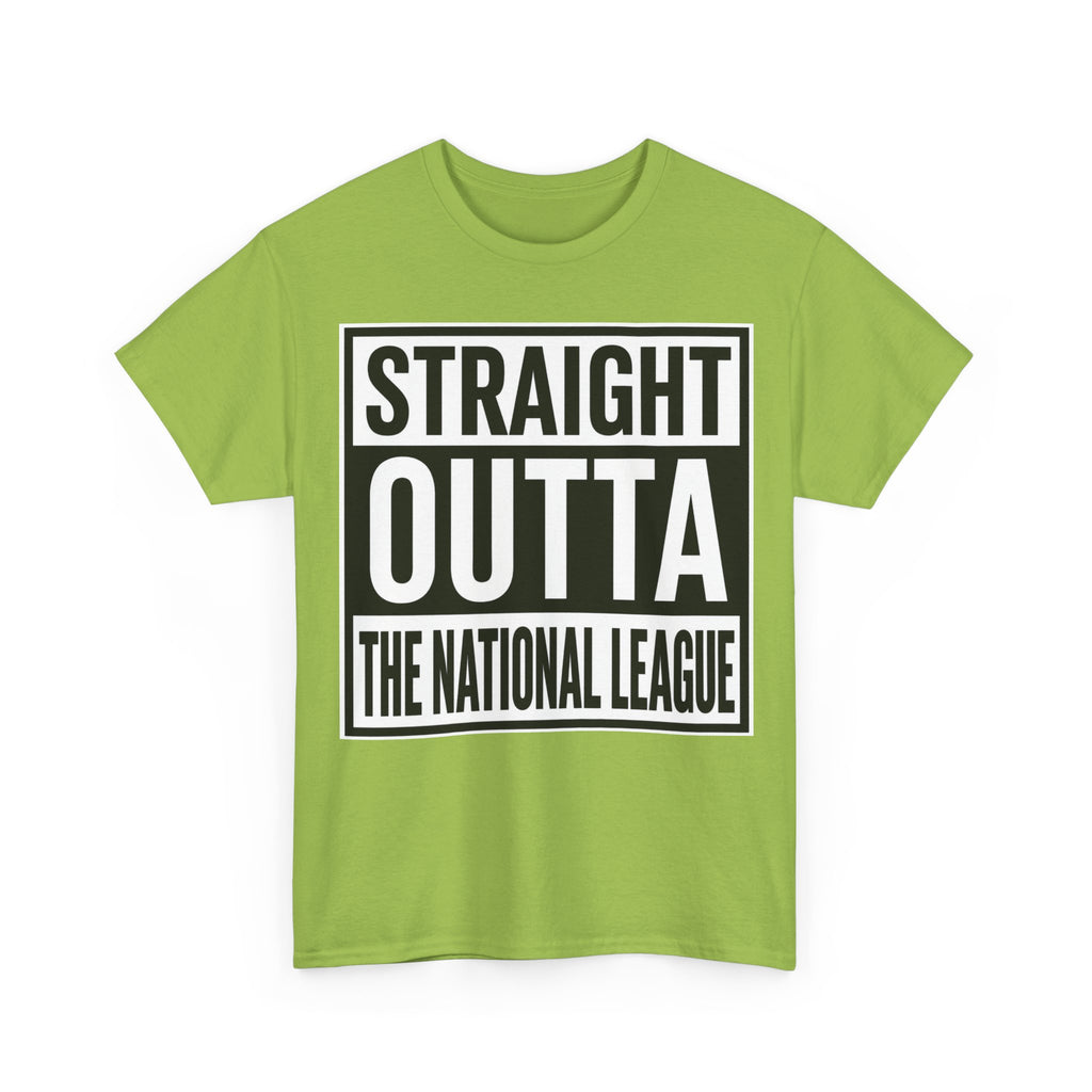 Straight Outta The National League T-Shirt – Football Fan Graphic Tee