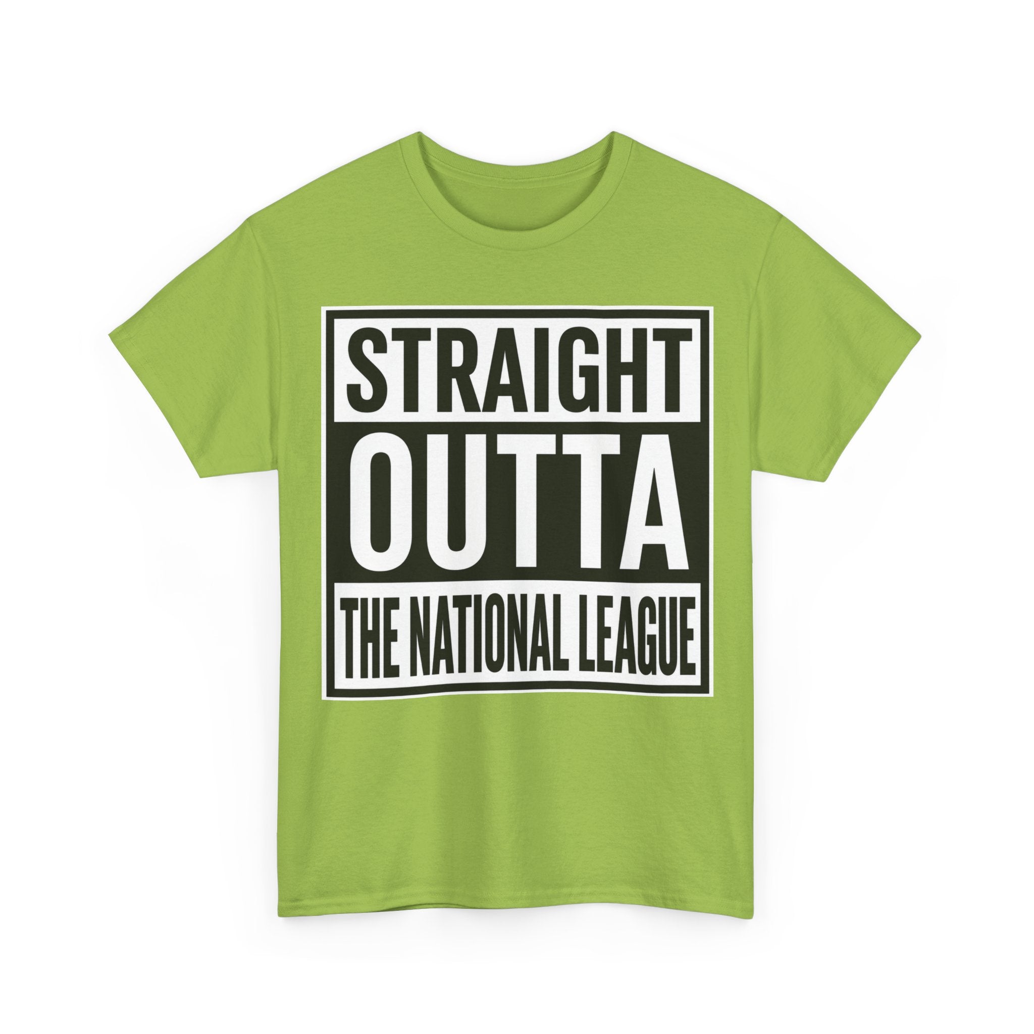 Straight Outta The National League T-Shirt – Football Fan Graphic Tee