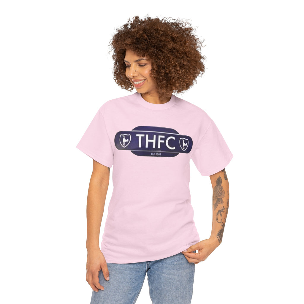 Tottenham Hotspur Railway Sign Tee — Tottenham Football Club Fan Shirt