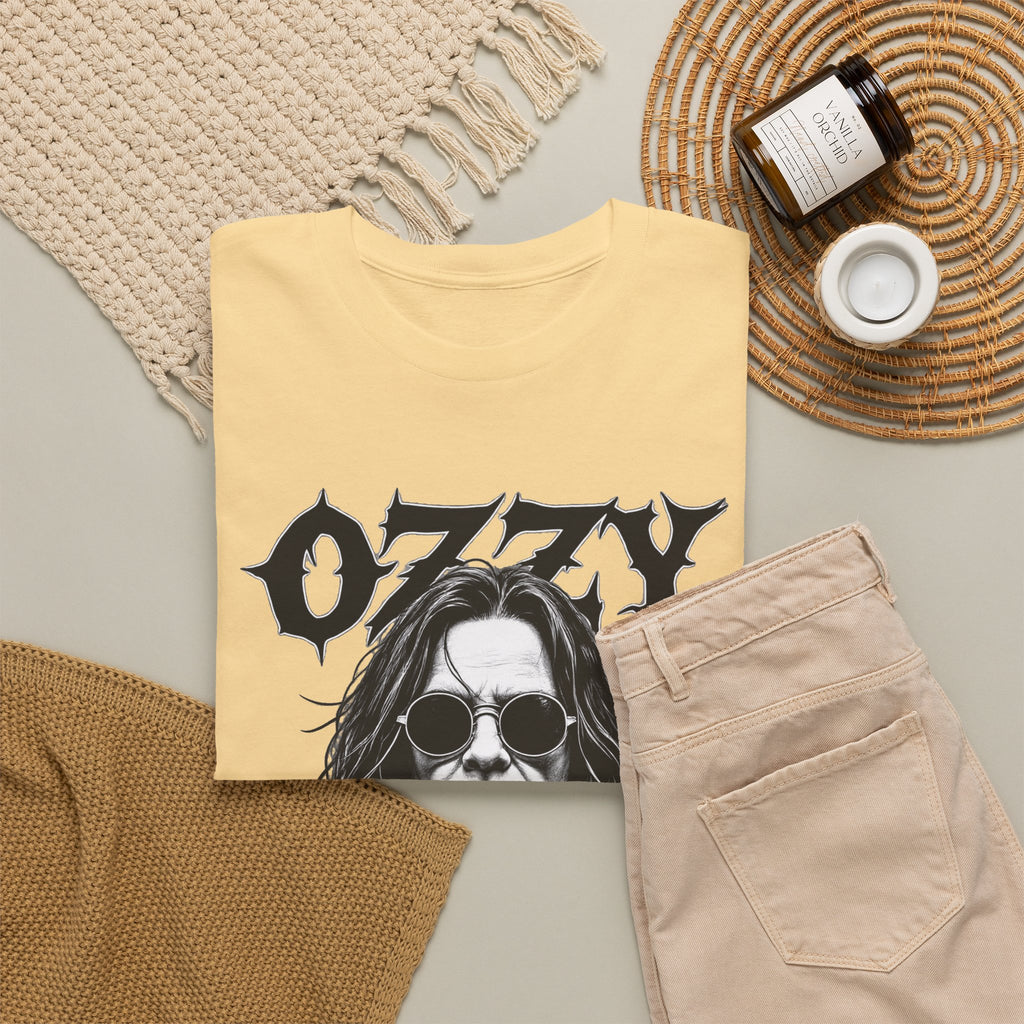 Rock Legend Graphic Tee — "Ozzy" Memorial 1948–2025
