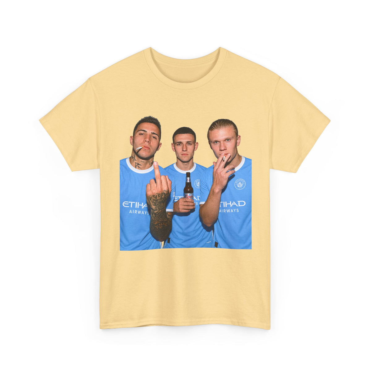 Enzo, Foden & Haaland Man City inspired Unisex Heavy Cotton Tee