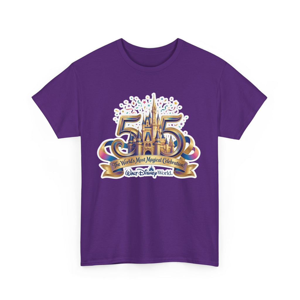 Disney World 50th Anniversary Castle Tee — 'The World's Most Magical Celebration' Souvenir T-Shirt