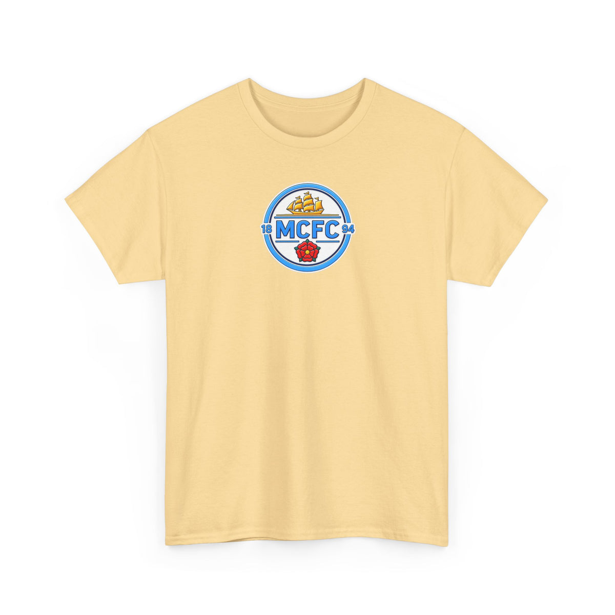MCFC Retro Crest T‑Shirt — Vintage Soccer Fan Tee