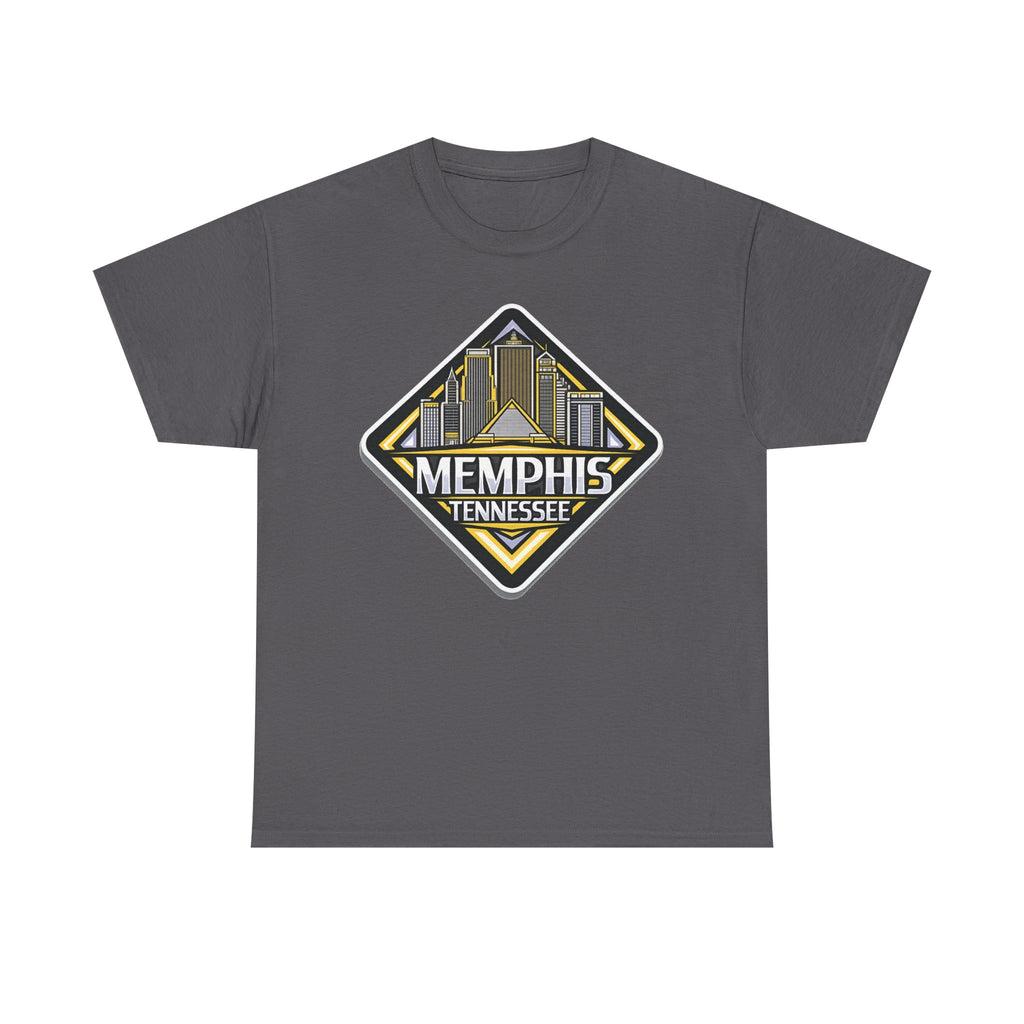 Memphis Tennessee Skyline T‑Shirt — Retro City Badge Tee