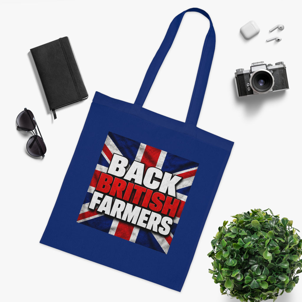 Back British Farmers Tote Bag — Union Jack Cotton Shopper