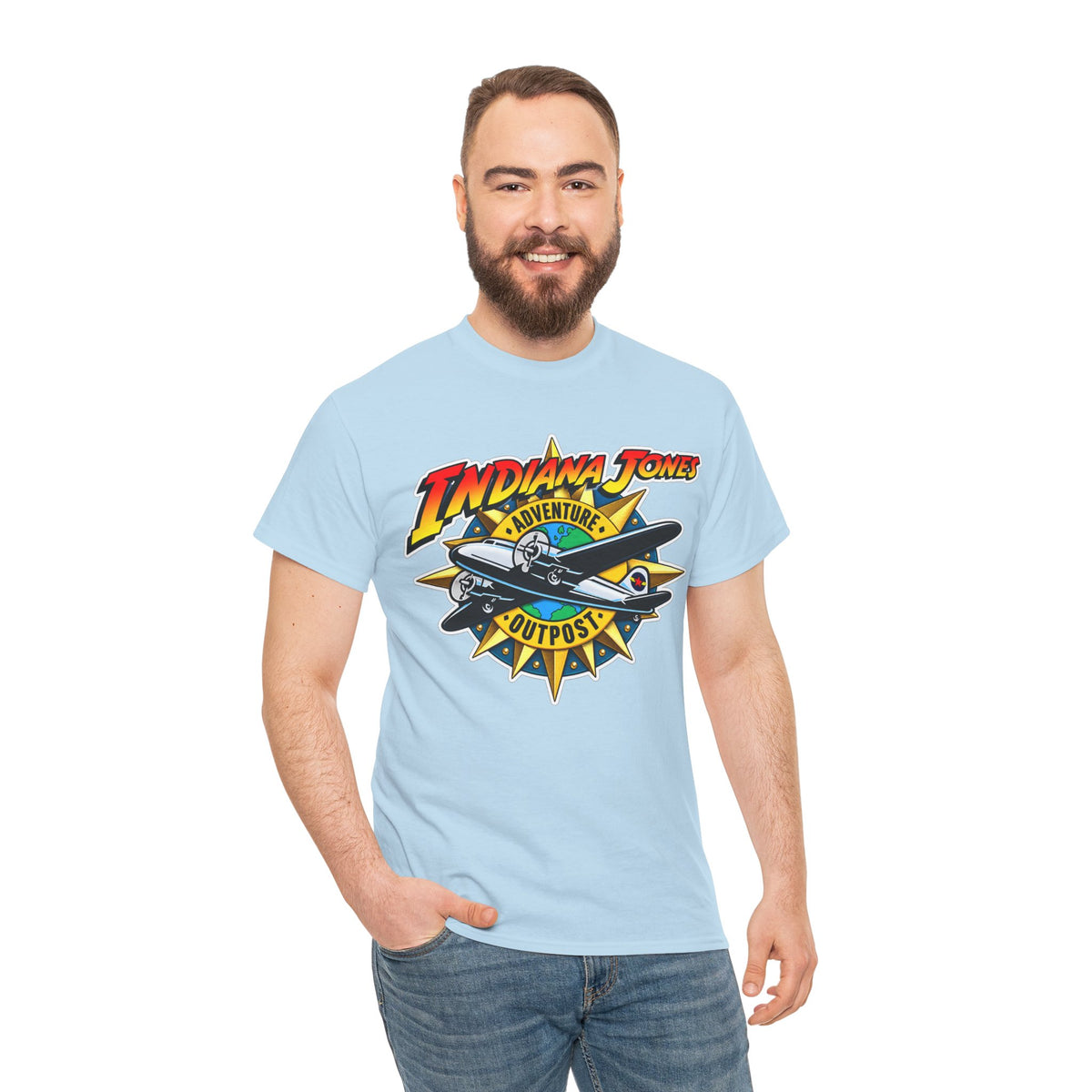 Indiana Jones Adventure Outpost Cotton T-Shirt / Tee