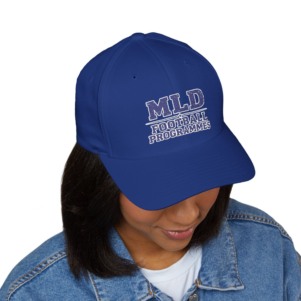 MLD Football Programmes Embroidered Cap – Structured Closed-Back Baseball Hat