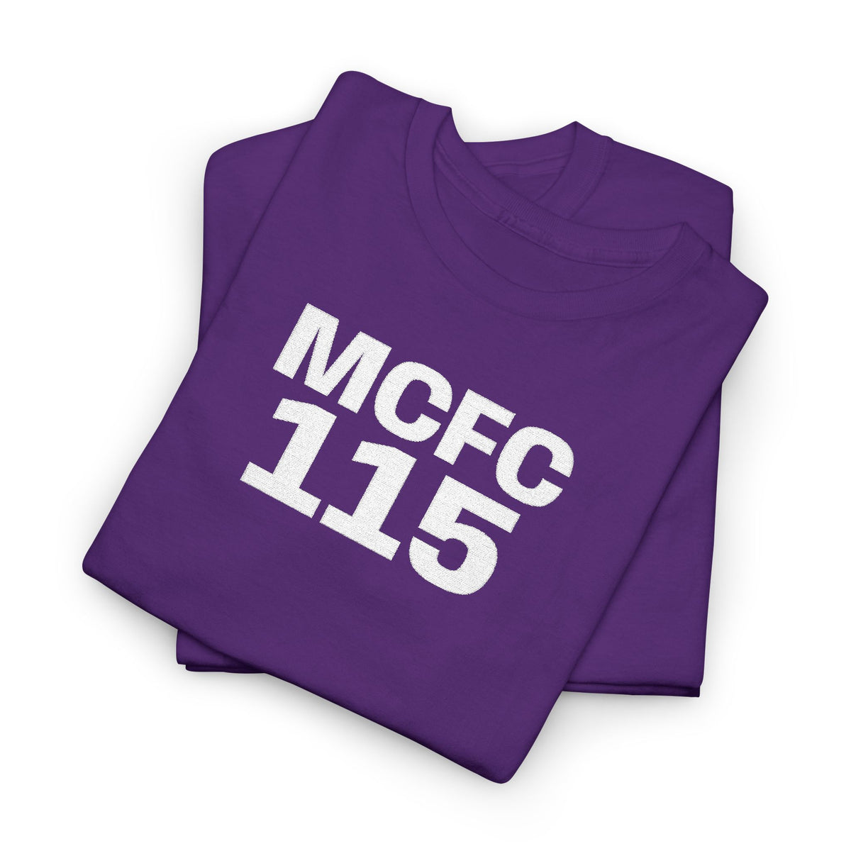 MCFC 115 T-Shirt — Vintage Football Club Number Tee