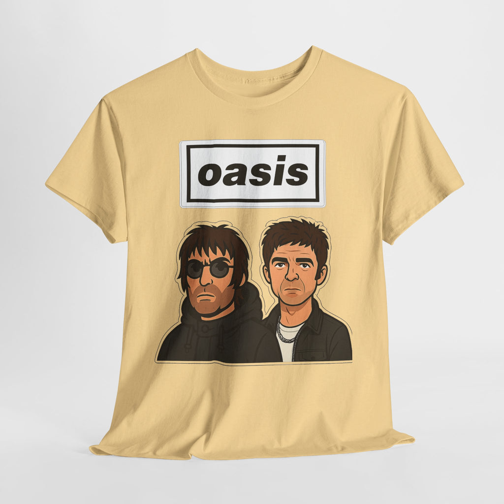 Oasis Inspired Unofficial Band Logo Tee — 'oasis' Graphic T-Shirt