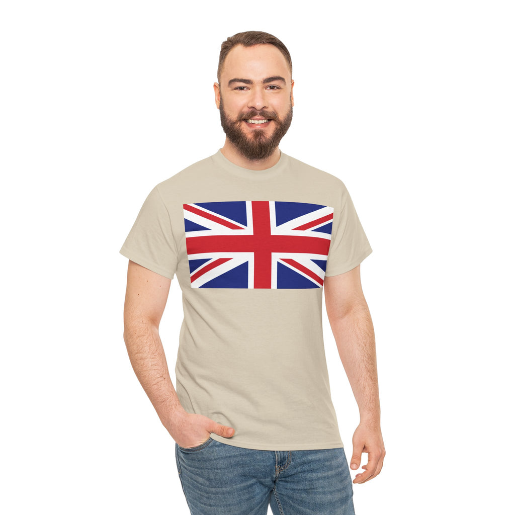 Union Jack Flag T‑Shirt — British Flag Tee for UK Pride & Travel