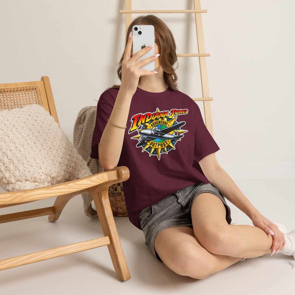 Indiana Jones Adventure Outpost Cotton T-Shirt / Tee