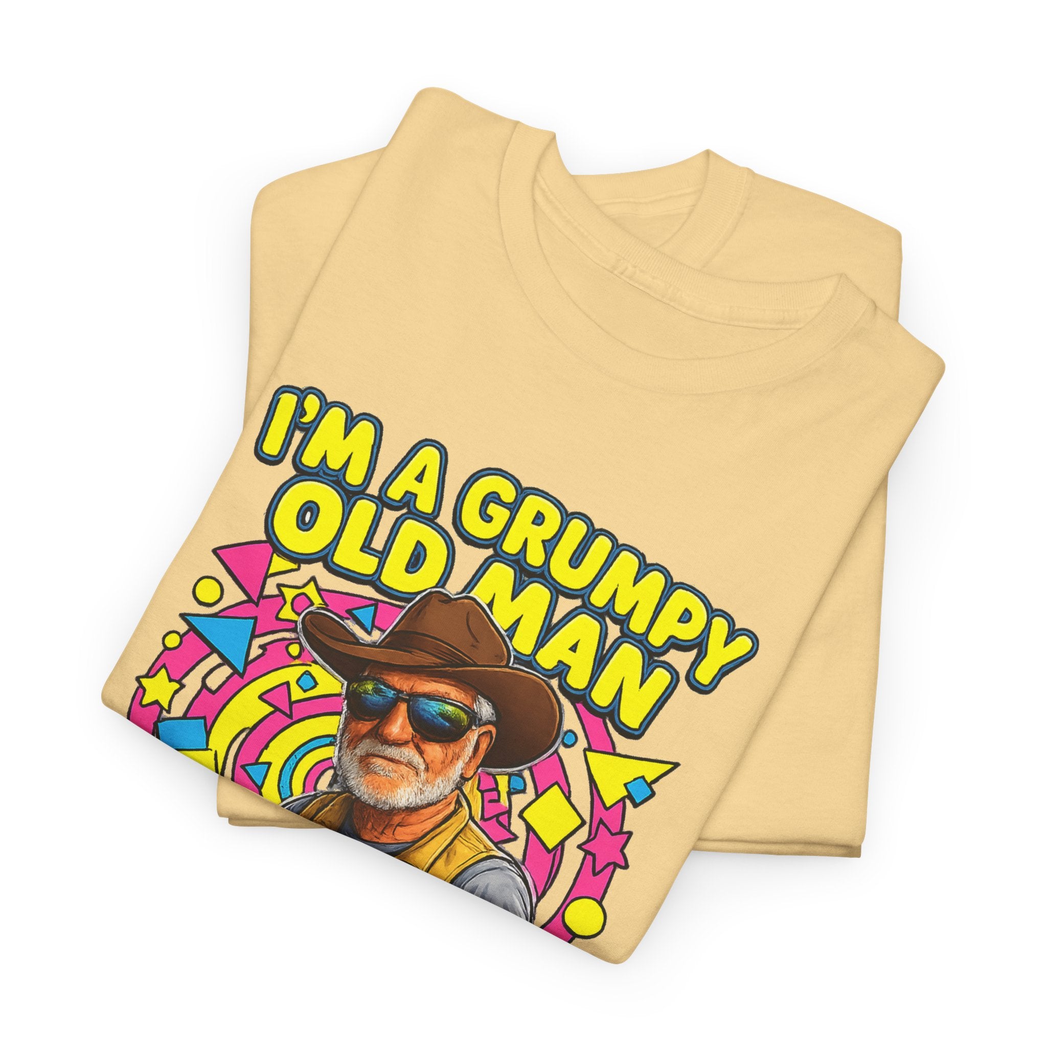 I'm A Grumpy Old Man T-Shirt – Funny Senior Fishing Graphic Tee