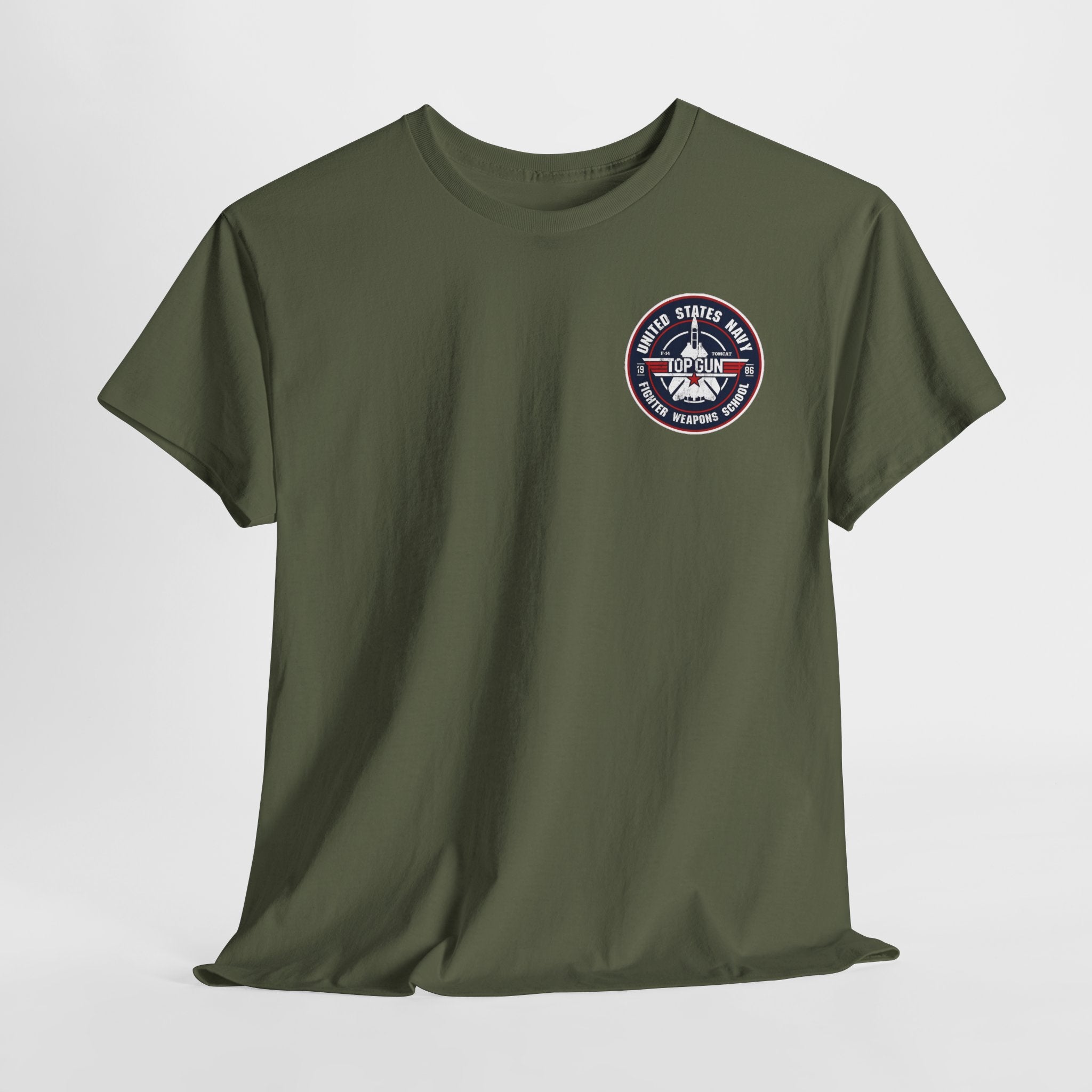 US Navy Top Gun School T-Shirt — 'High Speed' Vintage Cotton T-Shirt