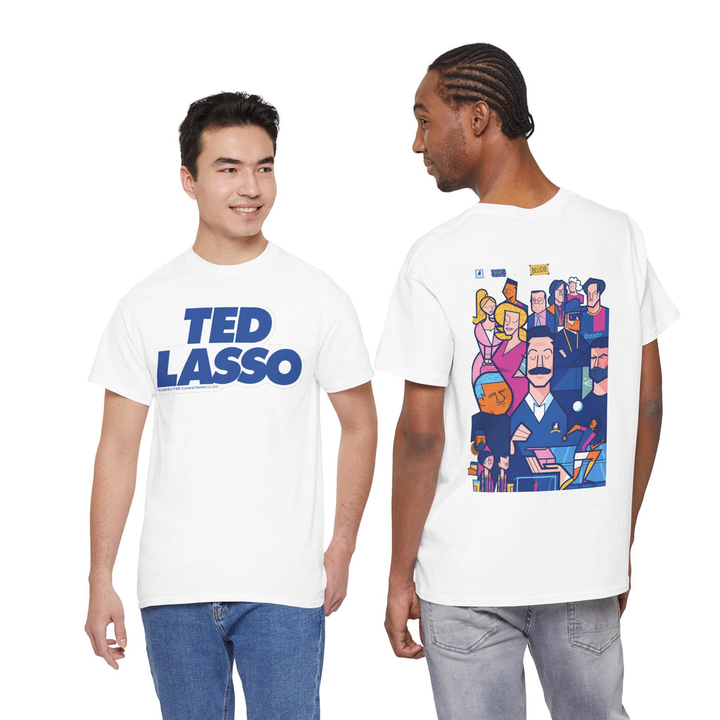 Ted Lasso Inspired Graphic Tee — Retro Team Illustration
