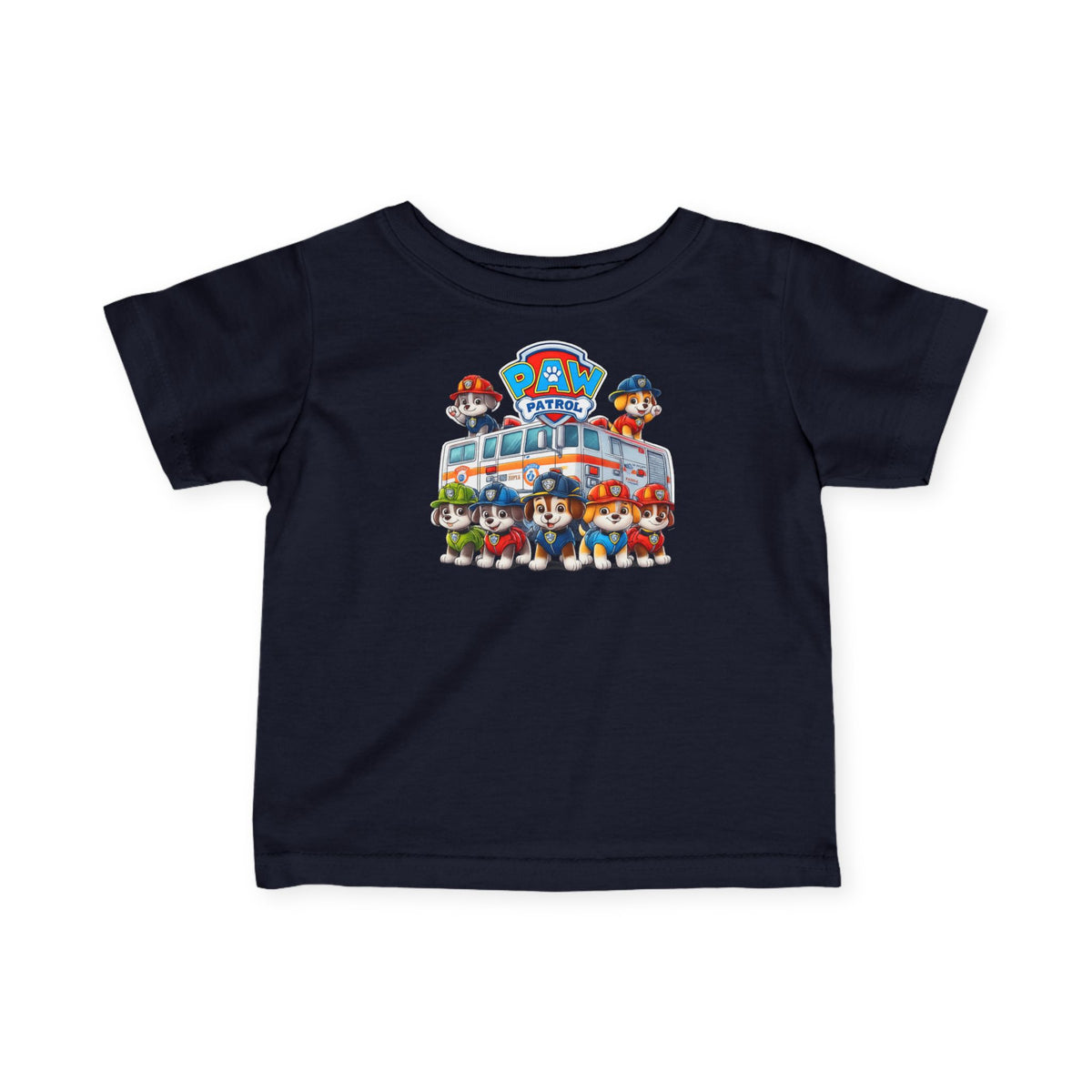 Paw Patrol Infant Tee – Cute Puppy Rescue Crew Baby Shirt