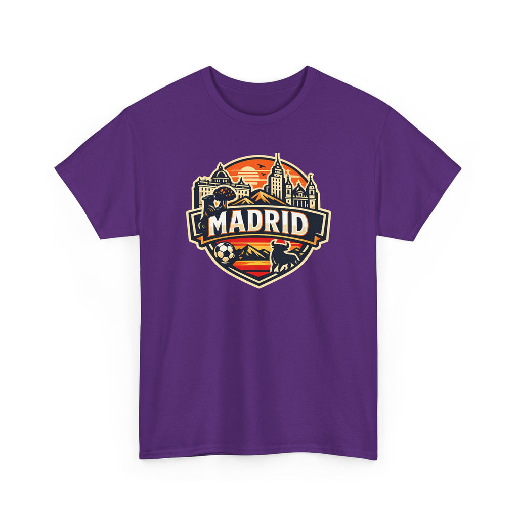 Madrid Skyline Soccer Crest T-Shirt