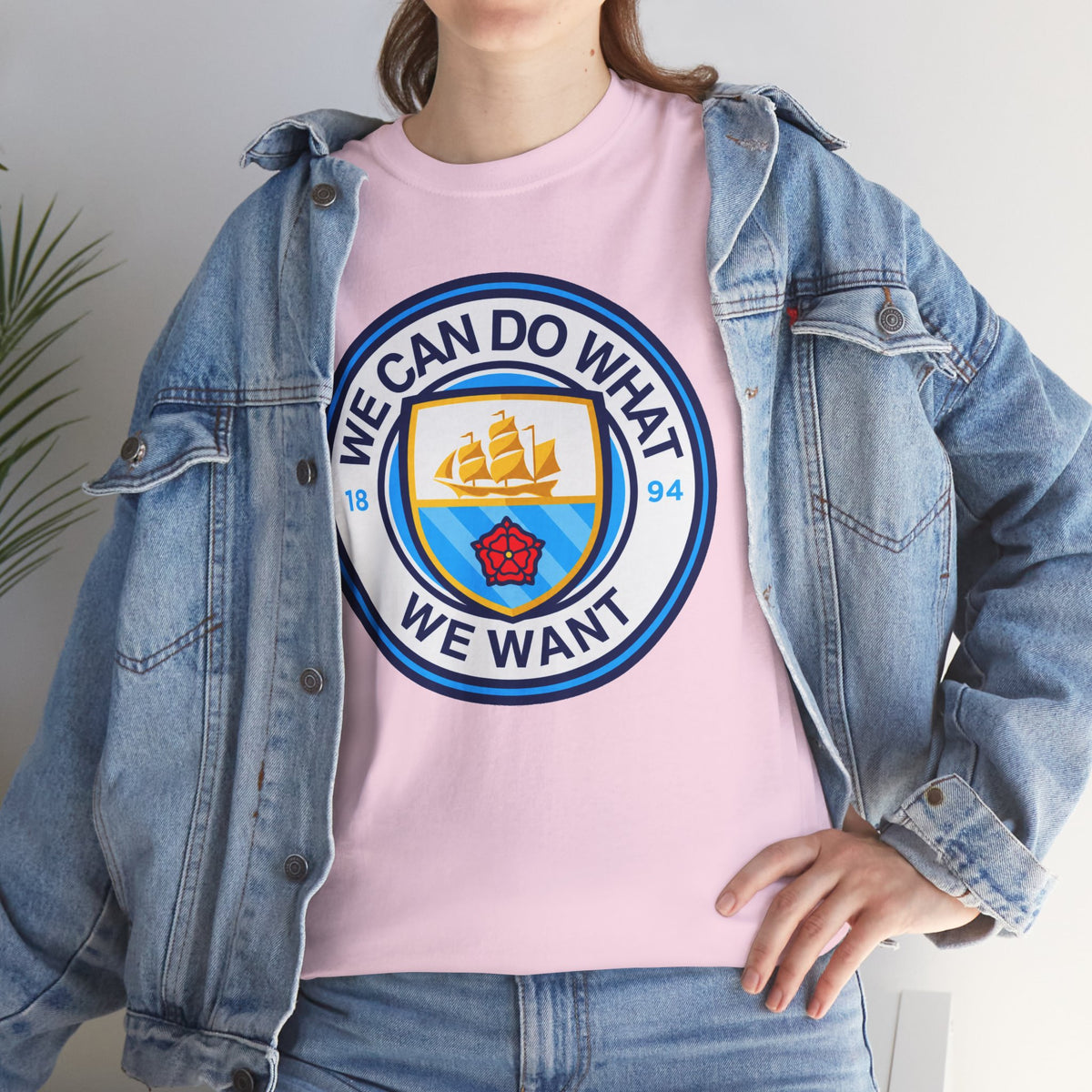 We Can Do What We Want Manchester  City Graphic Cotton T-Shirt
