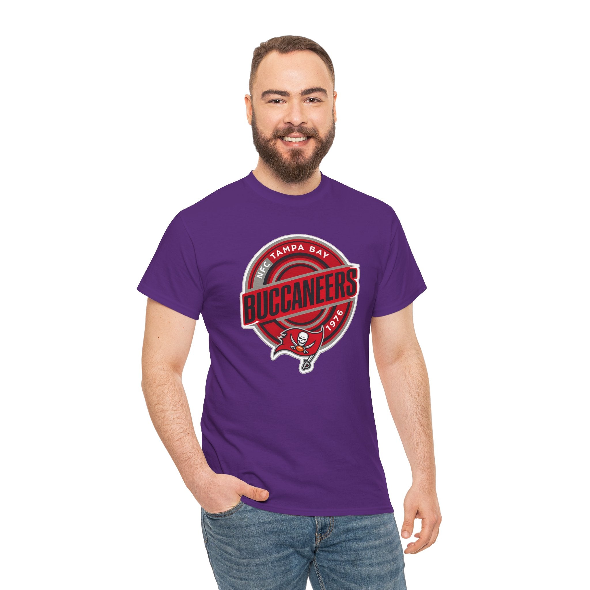 Tampa Bay Buccaneers Inspired Vintage Logo T-Shirt