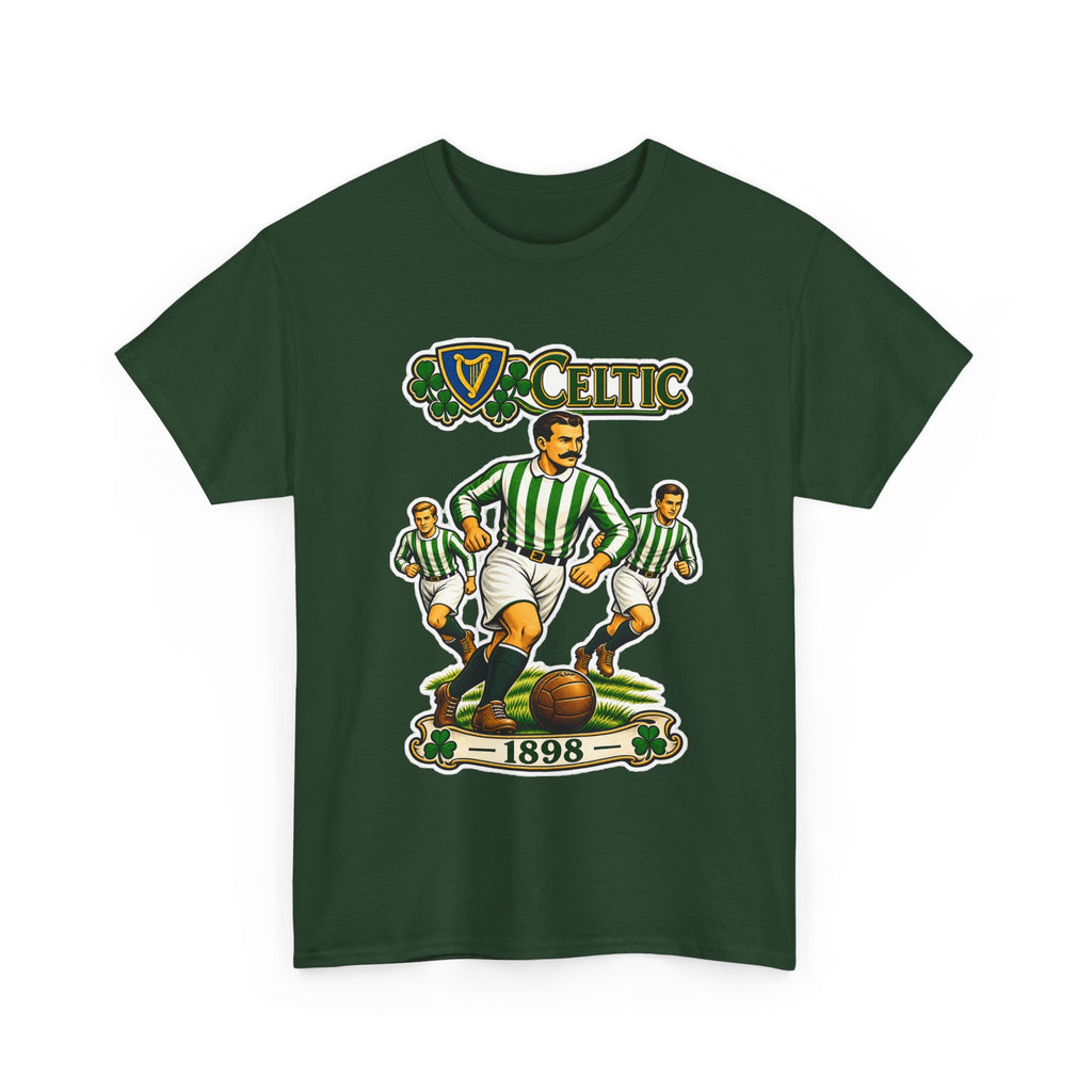 Celtic Football Retro Players Tee — 1898 Vintage Soccer Shirt