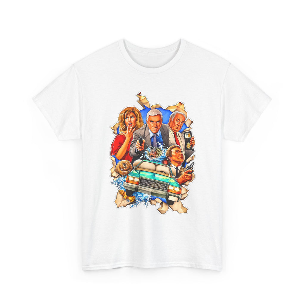 The Naked Gun / Police Squad Crime Comedy Movie Poster Cotton T-Shirt