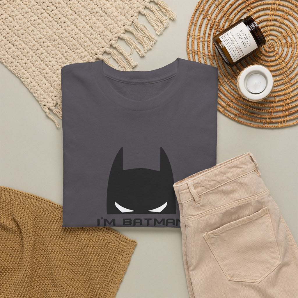I'm Batman Graphic Tee — Funny Superhero Mask T-Shirt