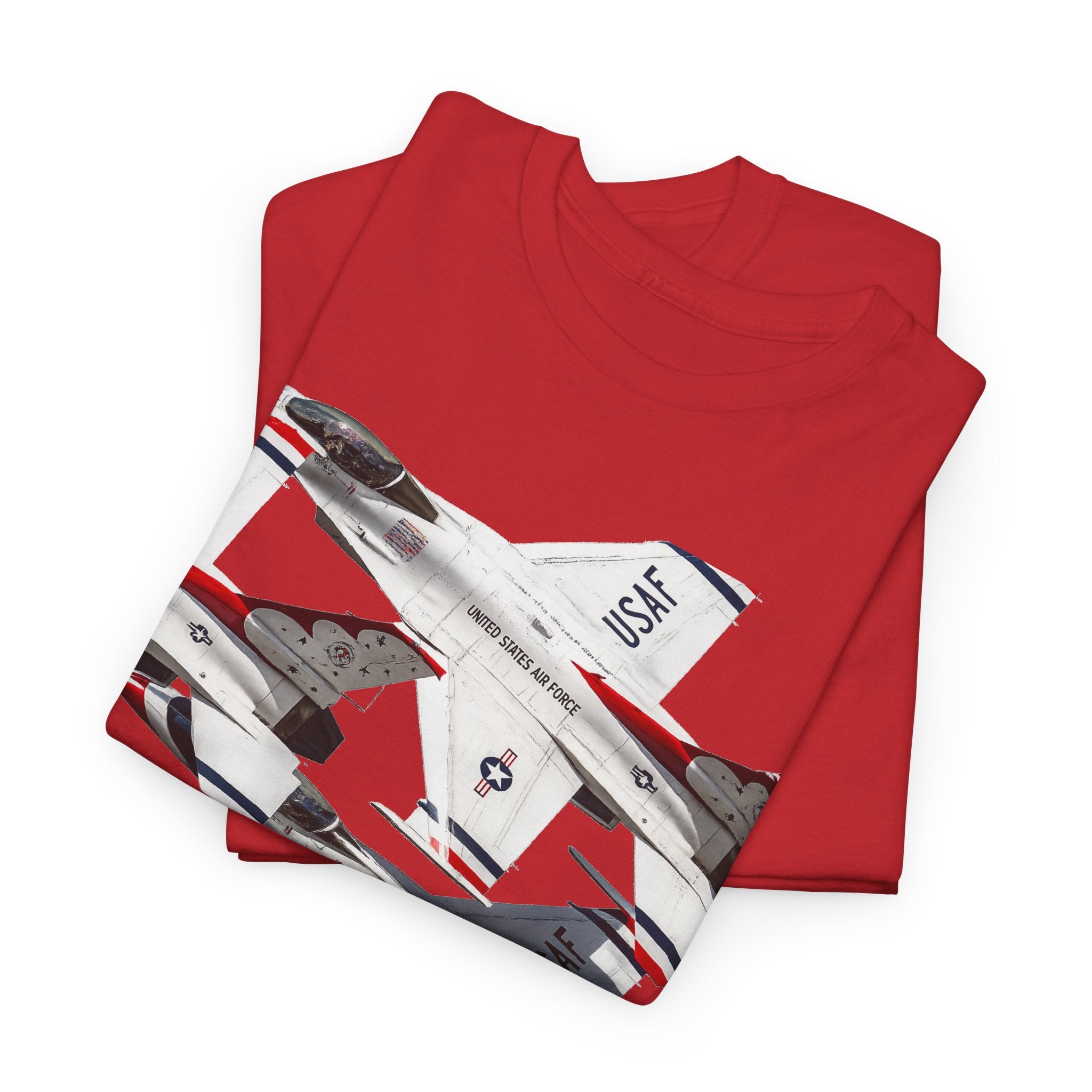 Thunderbirds Jet Formation T‑Shirt — Military Aviation Fighter Jets Tee