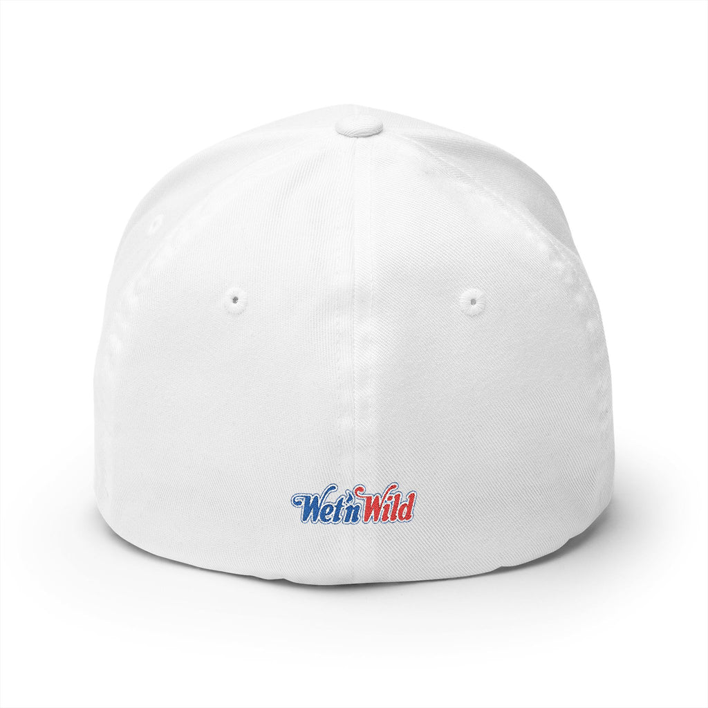 Wet 'n Wild Retro Embroidered Cap — Patriotic Red & Blue Retro Baseball Hat