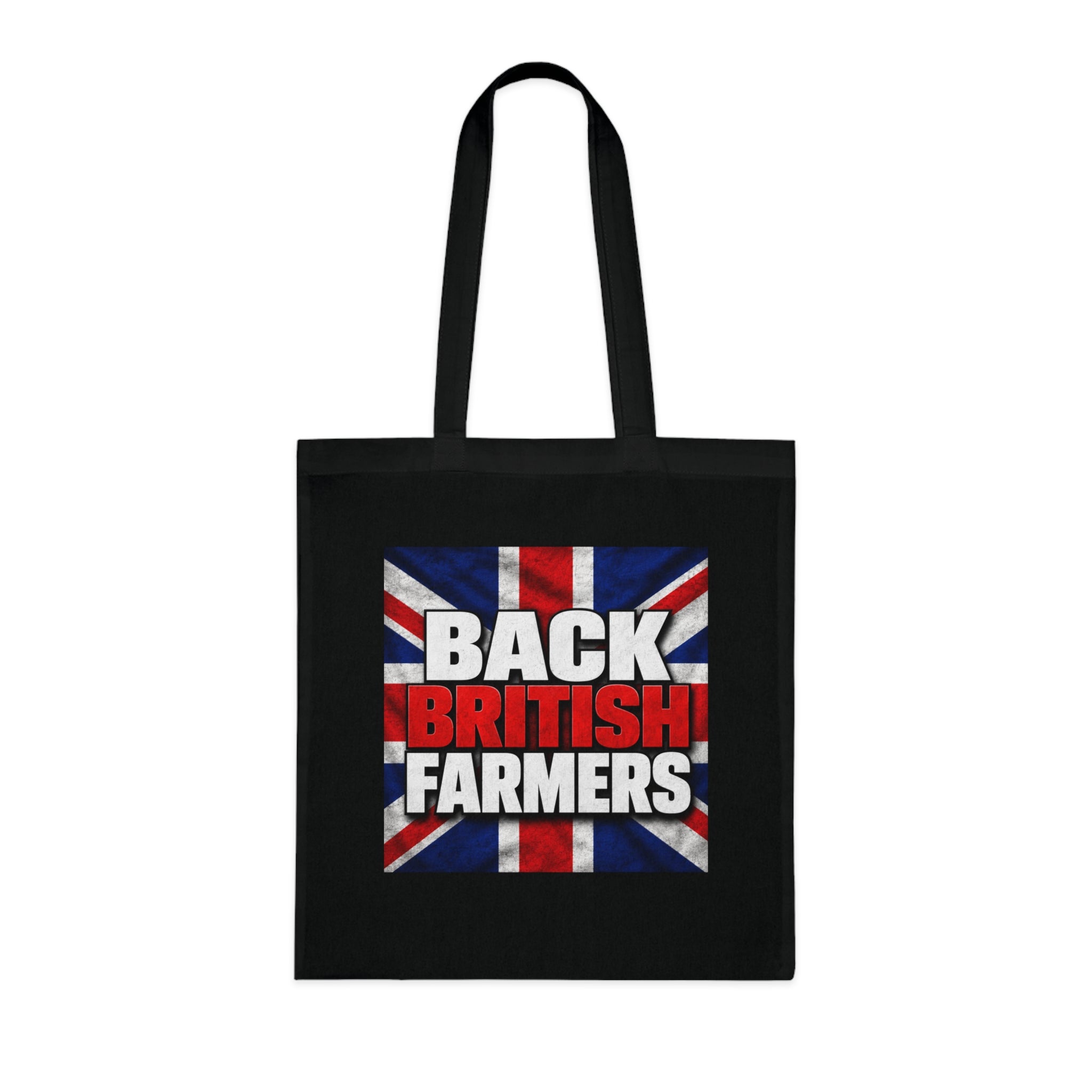 Back British Farmers Tote Bag — Union Jack Cotton Shopper