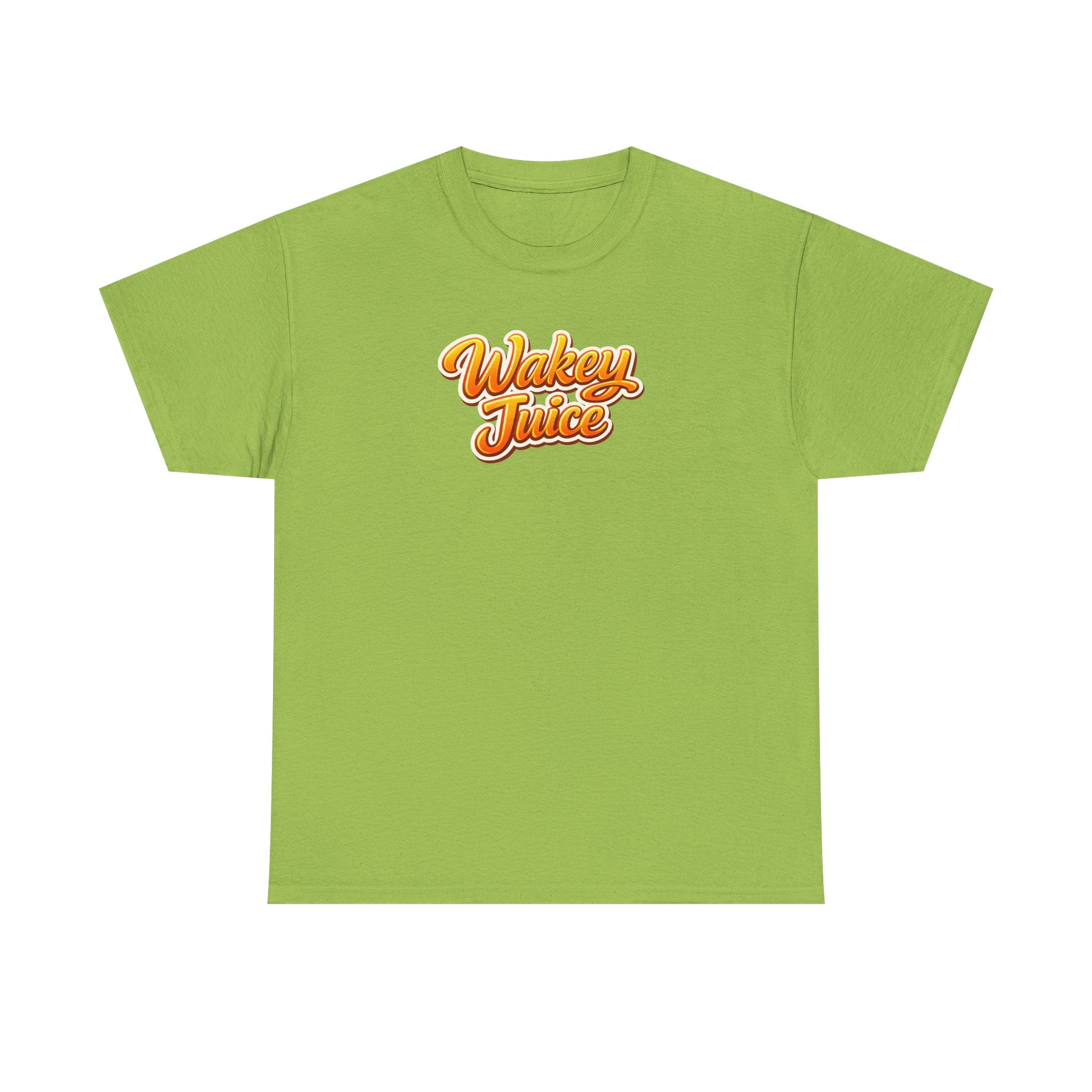 Wakey Juice T‑Shirt — Retro Orange Script Graphic Tee