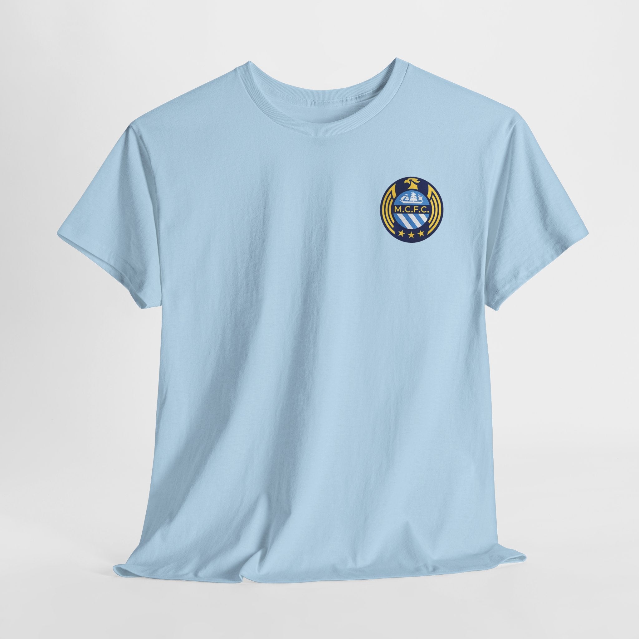 MCFC Unofficial Crest / Badge Tee — Nautical Compass Emblem Shirt