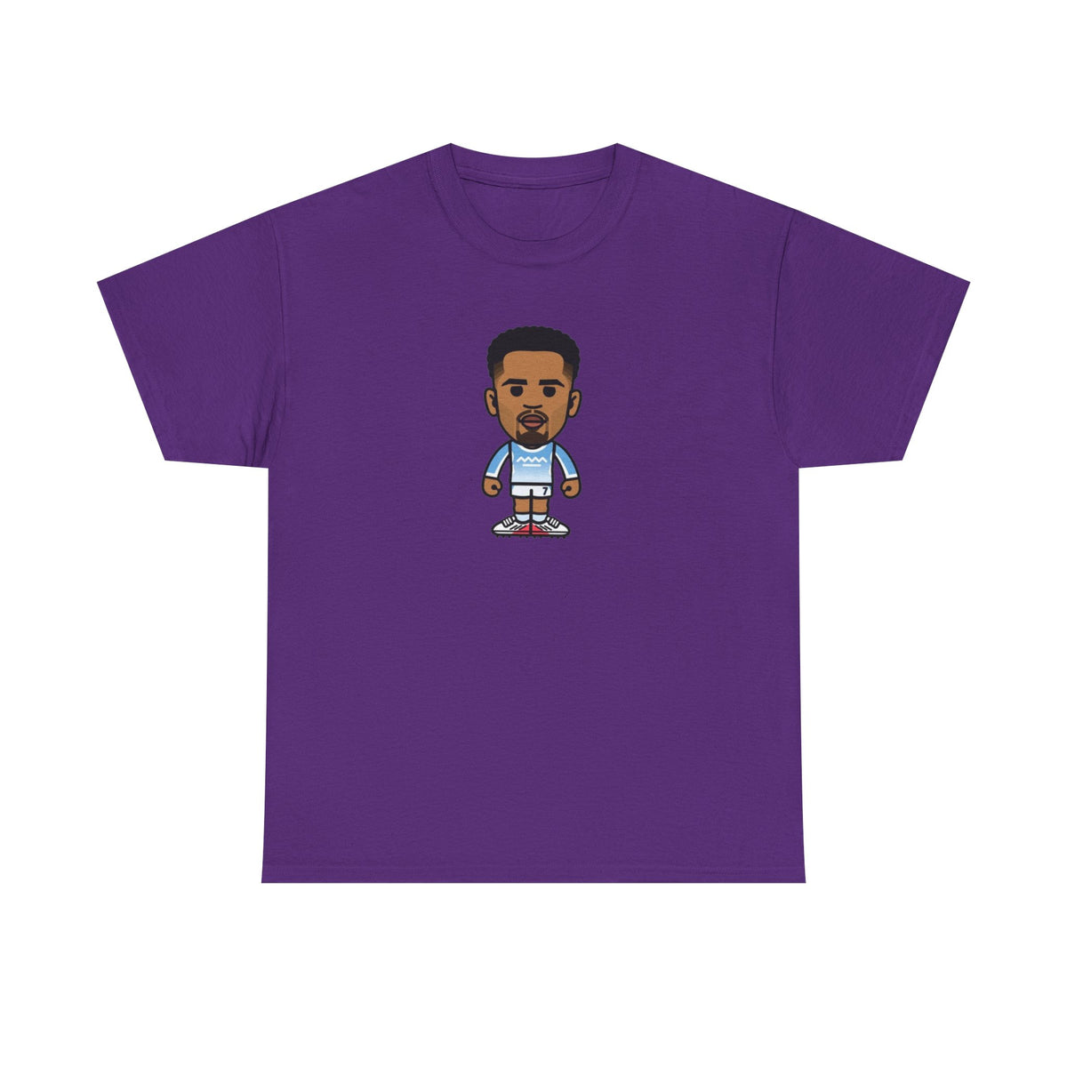 Iliman Ndiaye Manchester City Cartoon Cotton T-Shirt