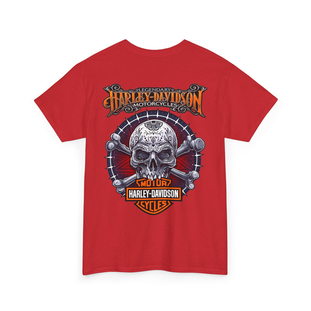 Harley-Davidson Skull Logo Cotton T‑Shirt
