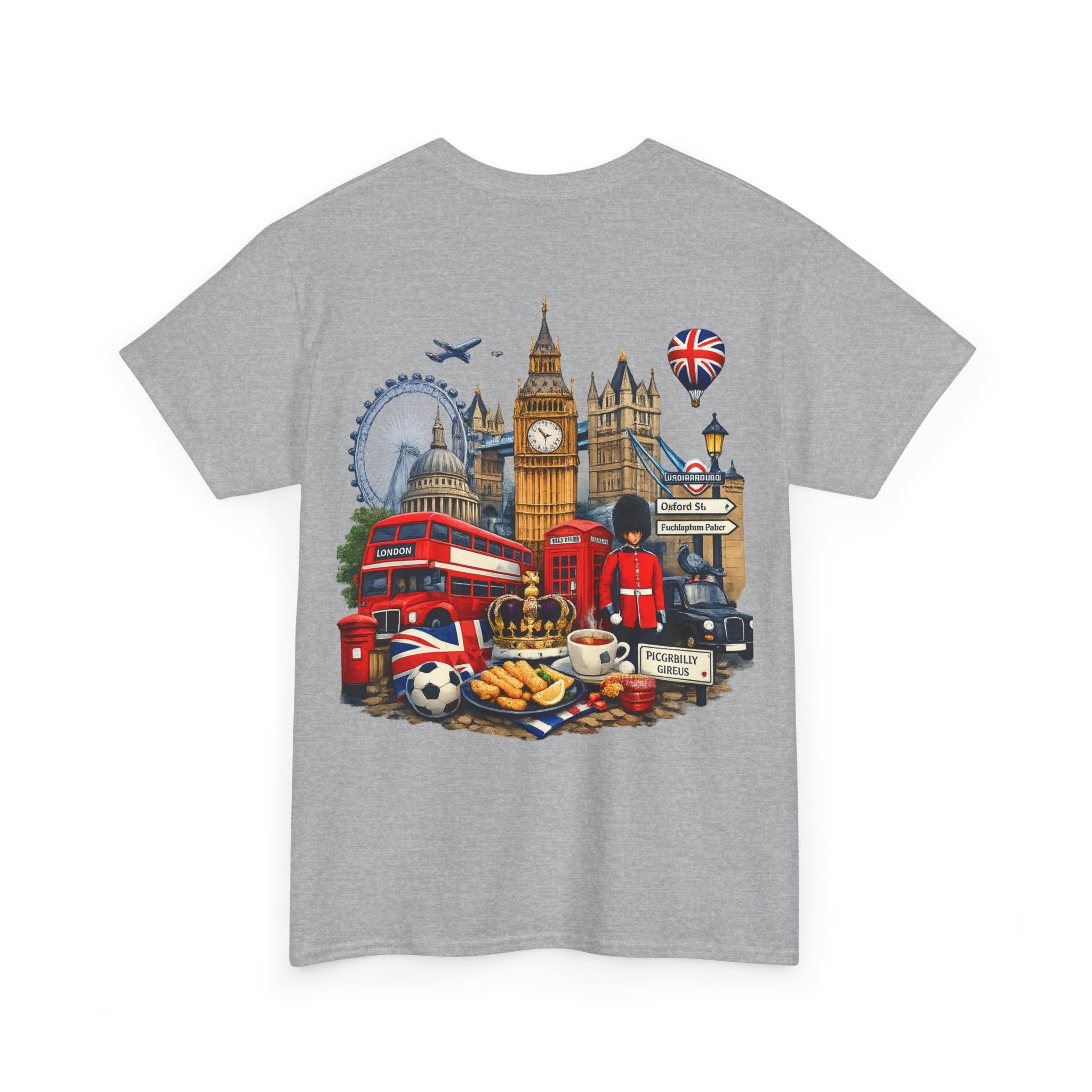 London Landmarks T‑Shirt — British Icons Collage Tee