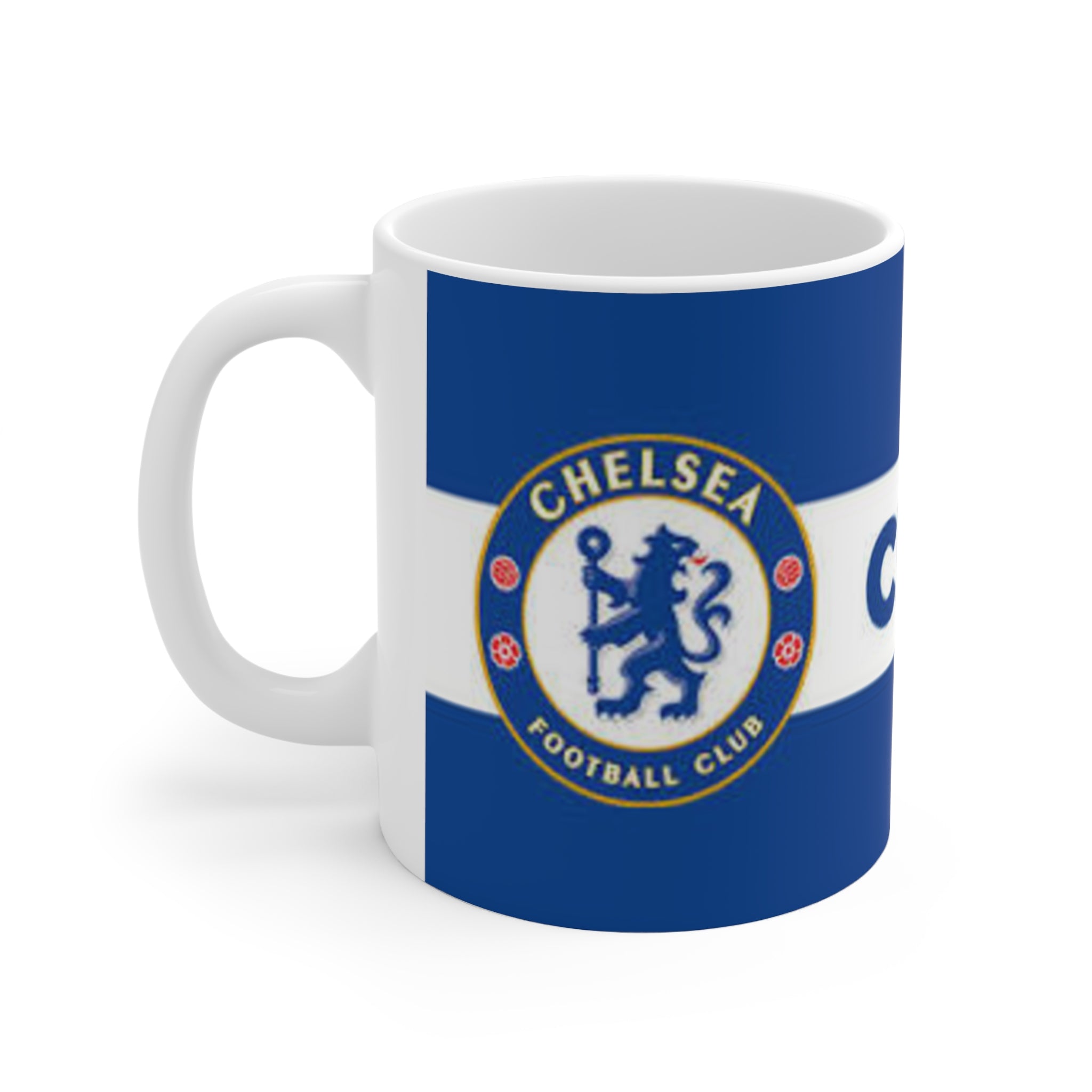 Chelsea Football Club Coffee Mug — Blue Crest Ceramic Mug (11oz & 15oz)