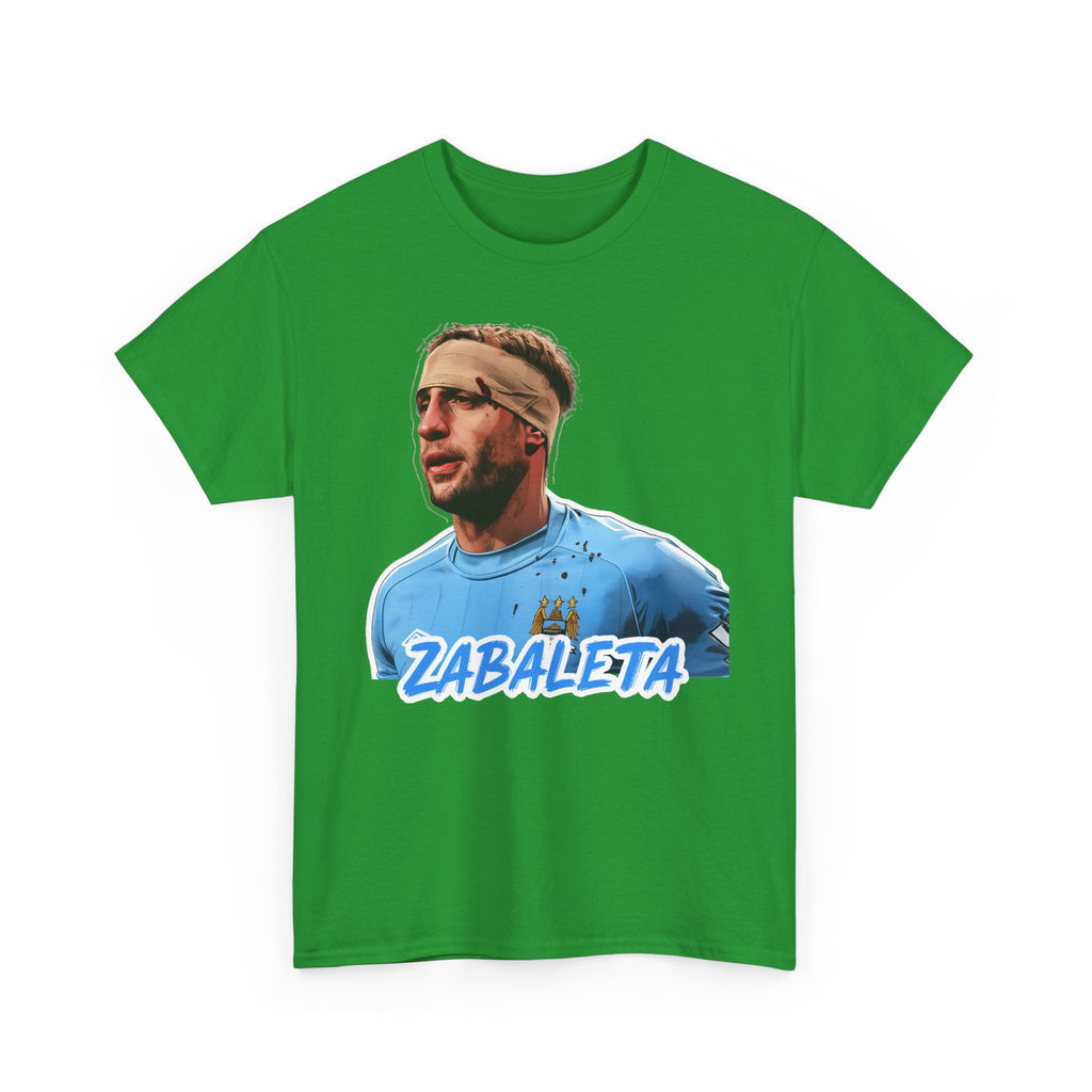 Zabaleta Manchester City Fan Tee — Retro Player Portrait Soccer T‑Shirt