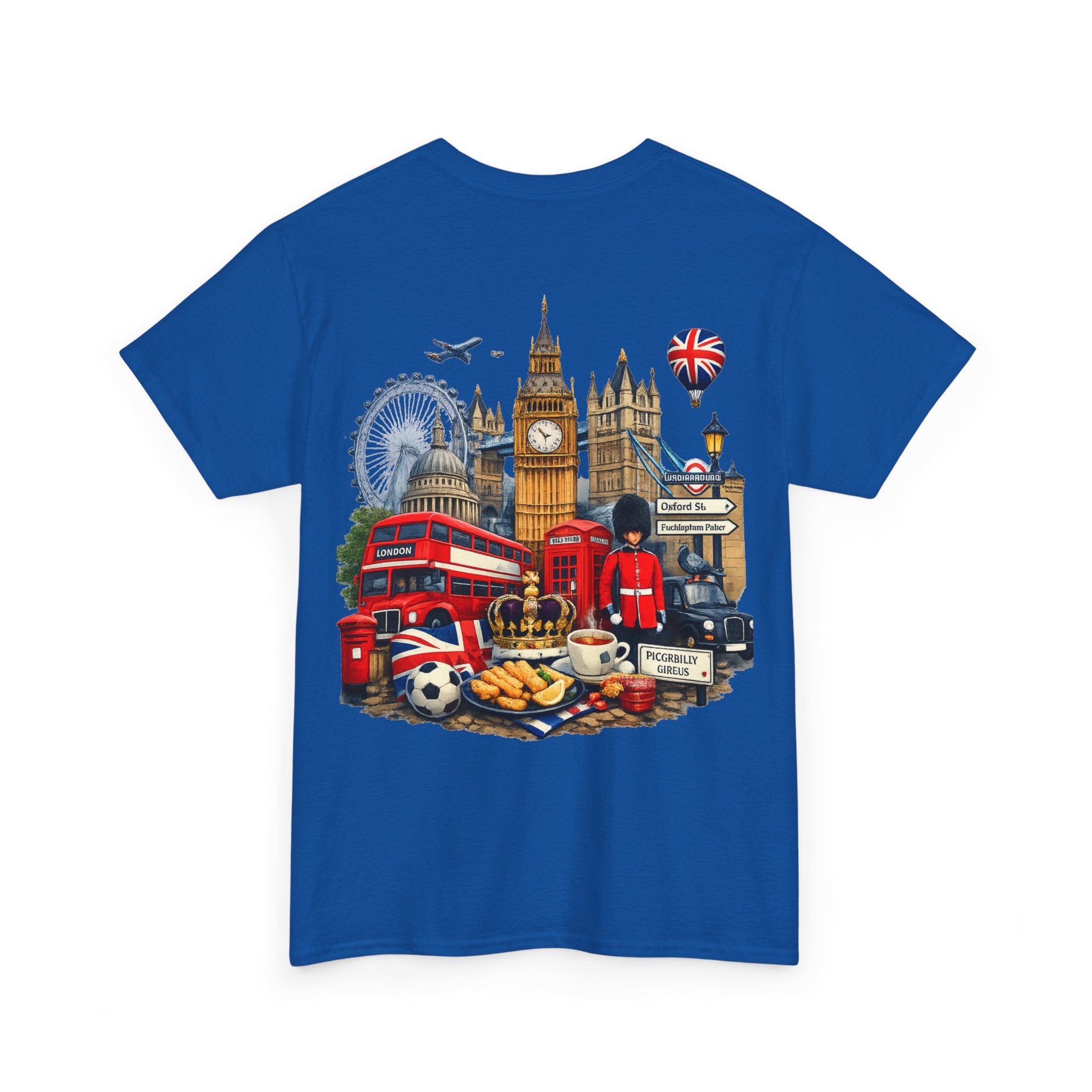 London Landmarks T‑Shirt — British Icons Collage Tee