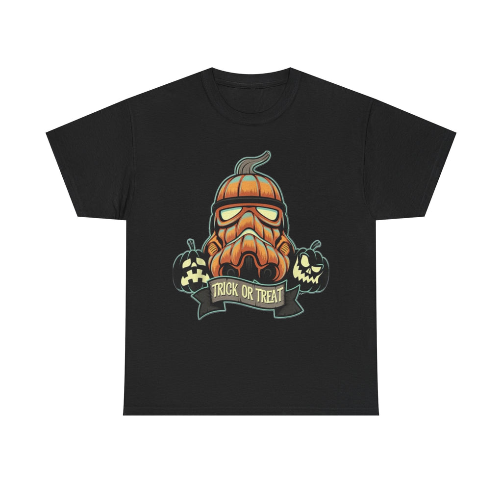 Halloween Pumpkin Mask T-Shirt — Trick or Treat Graphic Tee