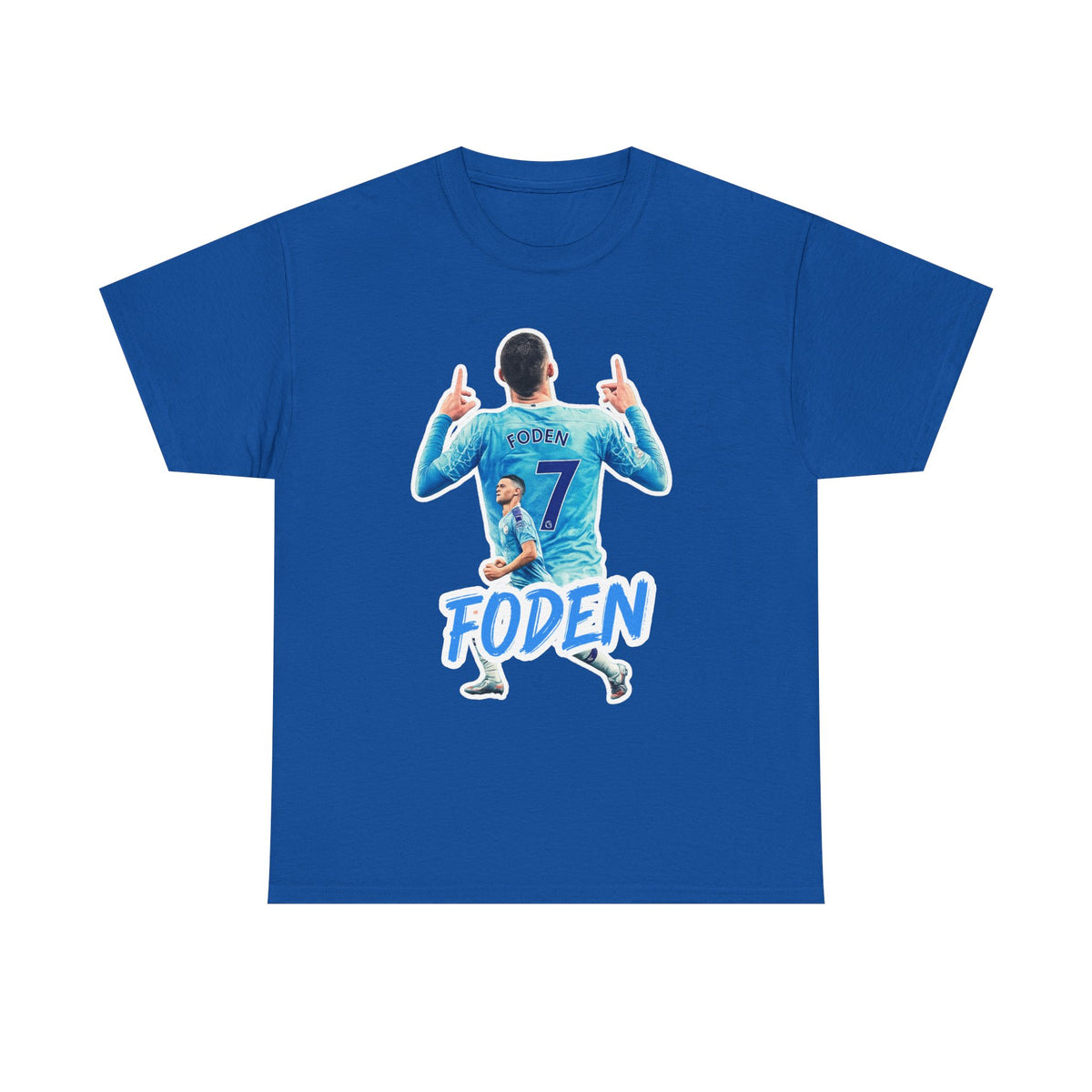 Phil Foden #7 Soccer T‑Shirt — Manchester City Fan Jersey Tribute