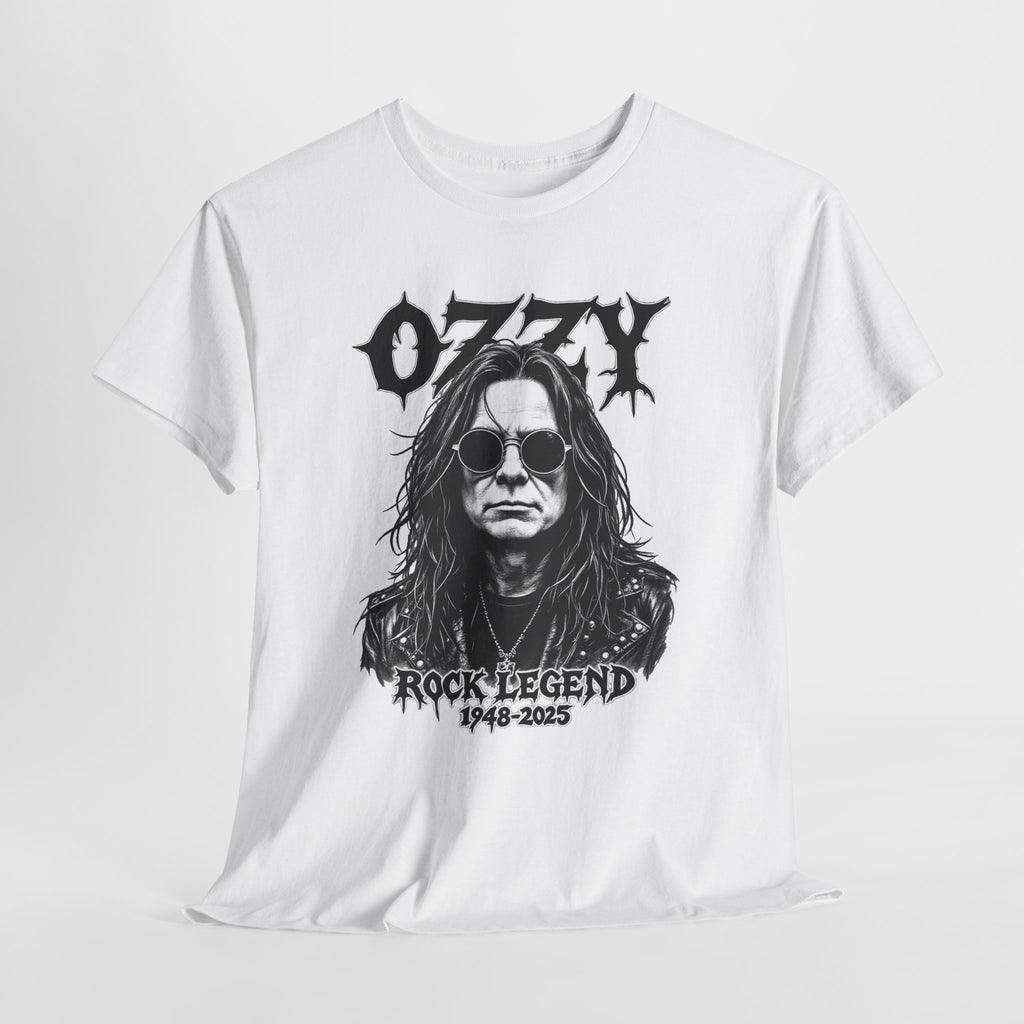 Rock Legend Graphic Tee — "Ozzy" Memorial 1948–2025