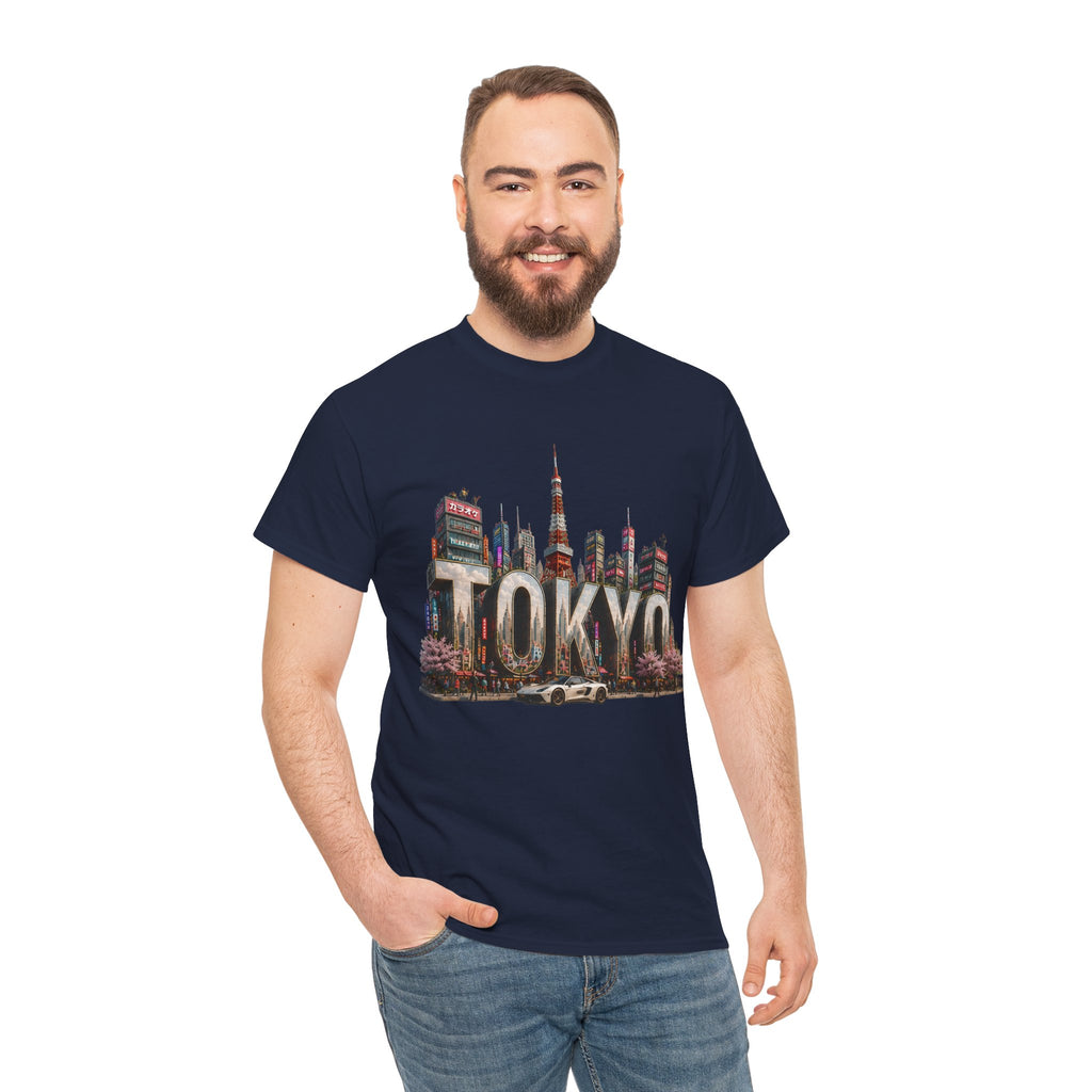 Tokyo Skyline T-Shirt — Vintage Cityscape Graphic Tee